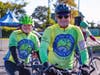 Rudolf Laager of Signature Cycles, a longtime Tour de Shore sponsor, is pictured with his son, Danny Laager, a Vista Engage member.