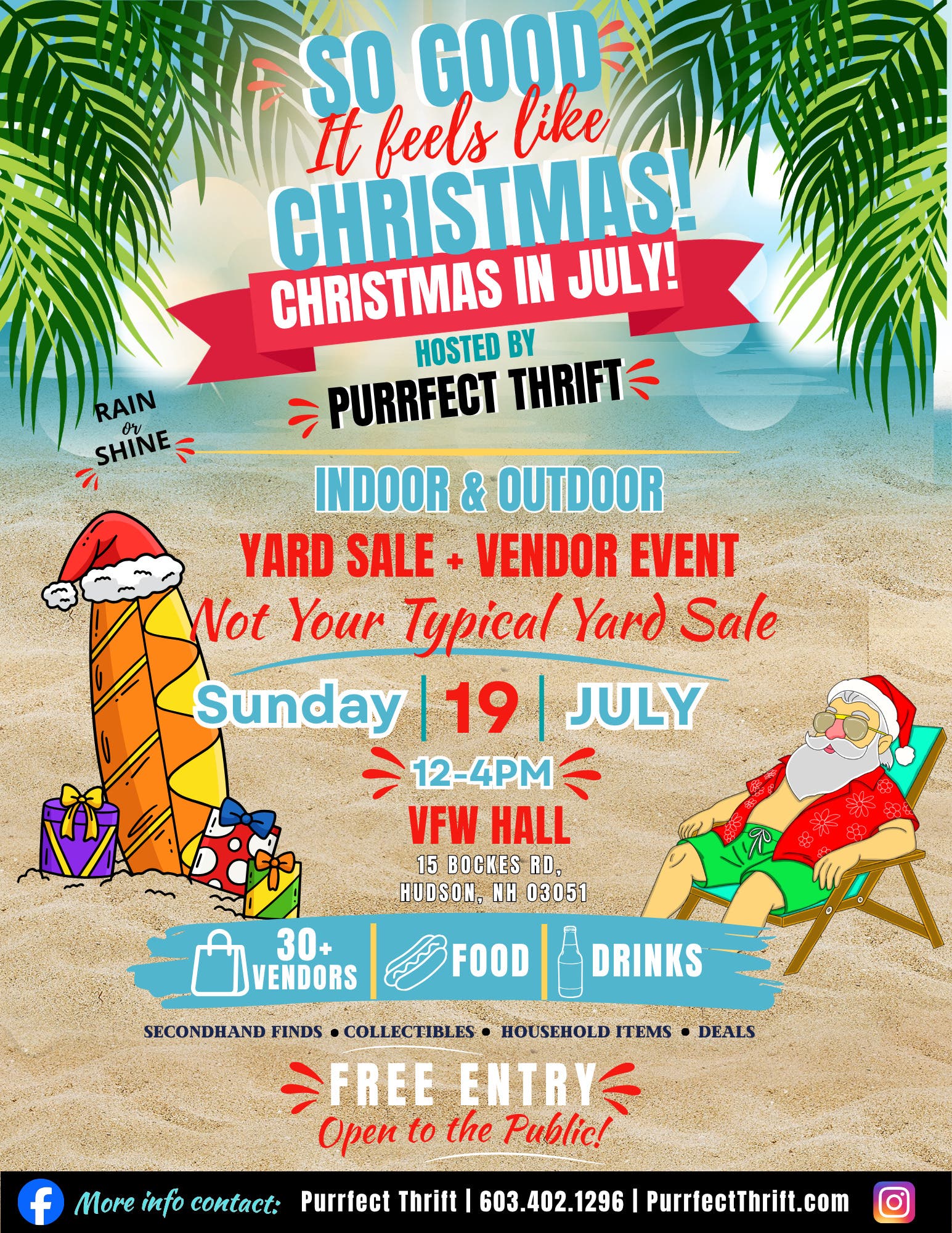 Feels like Christmas in July Yard Sale/Fundraiser
