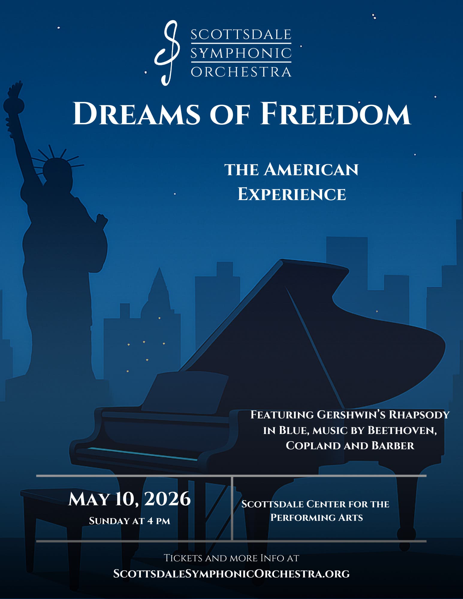 Scottsdale Symphonic Orchestra Presents "Dreams of Freedom"