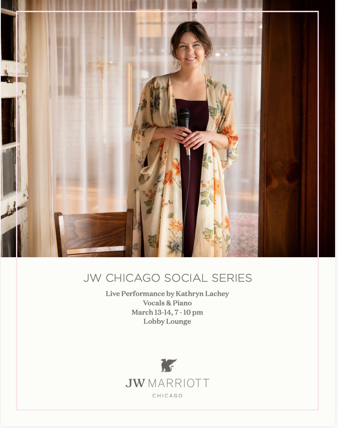 JW Chicago Social Series: Live Music with Kathryn Lachey