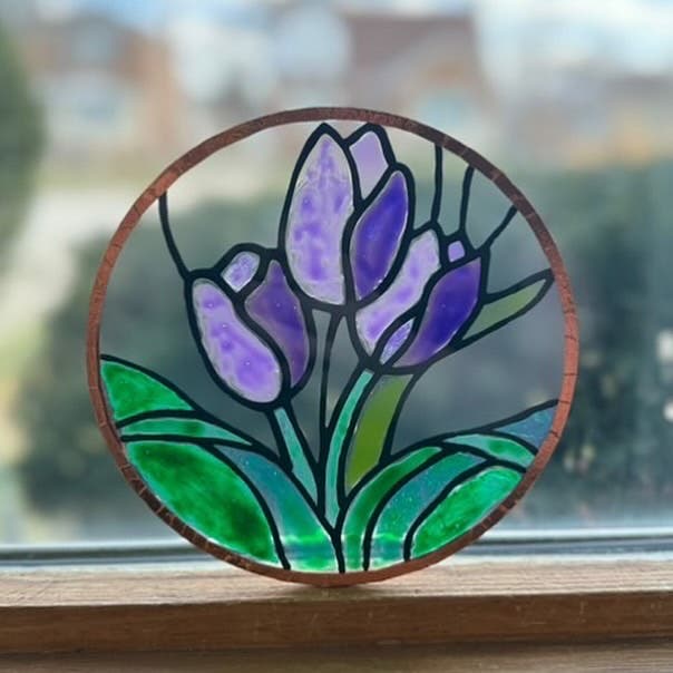 JW Chicago Social Series: Faux Stained Glass