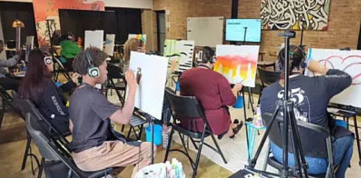 LCCA Fertilizing Freedom: Eardrums and Easels: Exploration of Synesthesia in Sound & Visual Art w/ S
