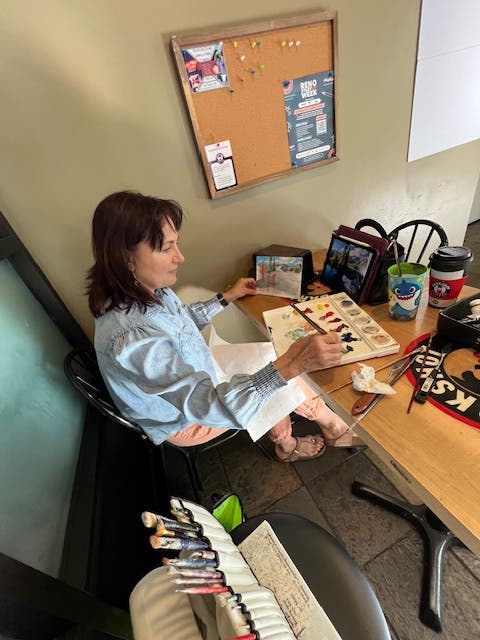 Artist in Action/Galina Milton
