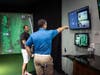 Elevate your practice and performance with real-time data and instant feedback on dual monitors in the GolfCave.