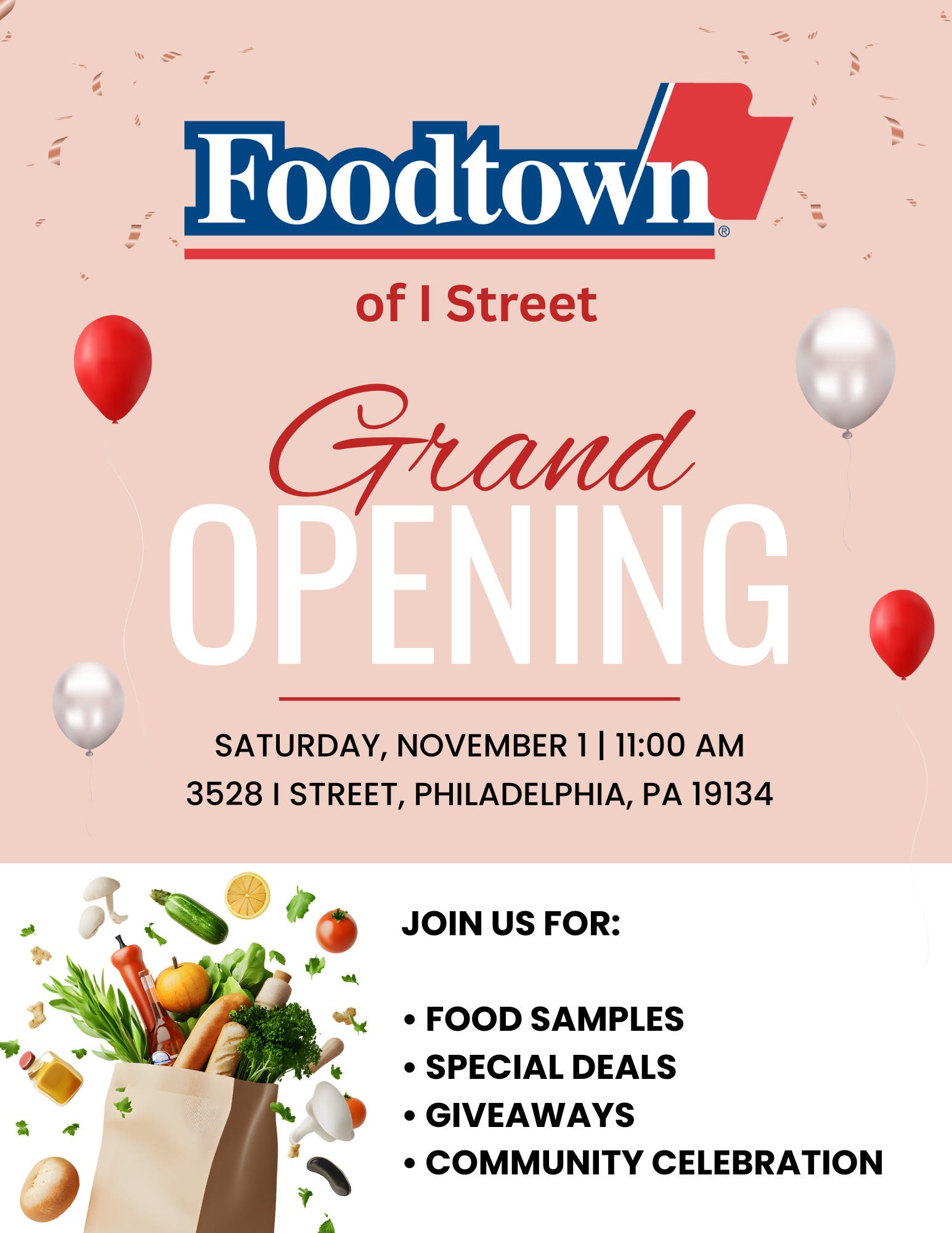 Grand Opening & Ribbon Cutting Ceremony for Foodtown of I Street!