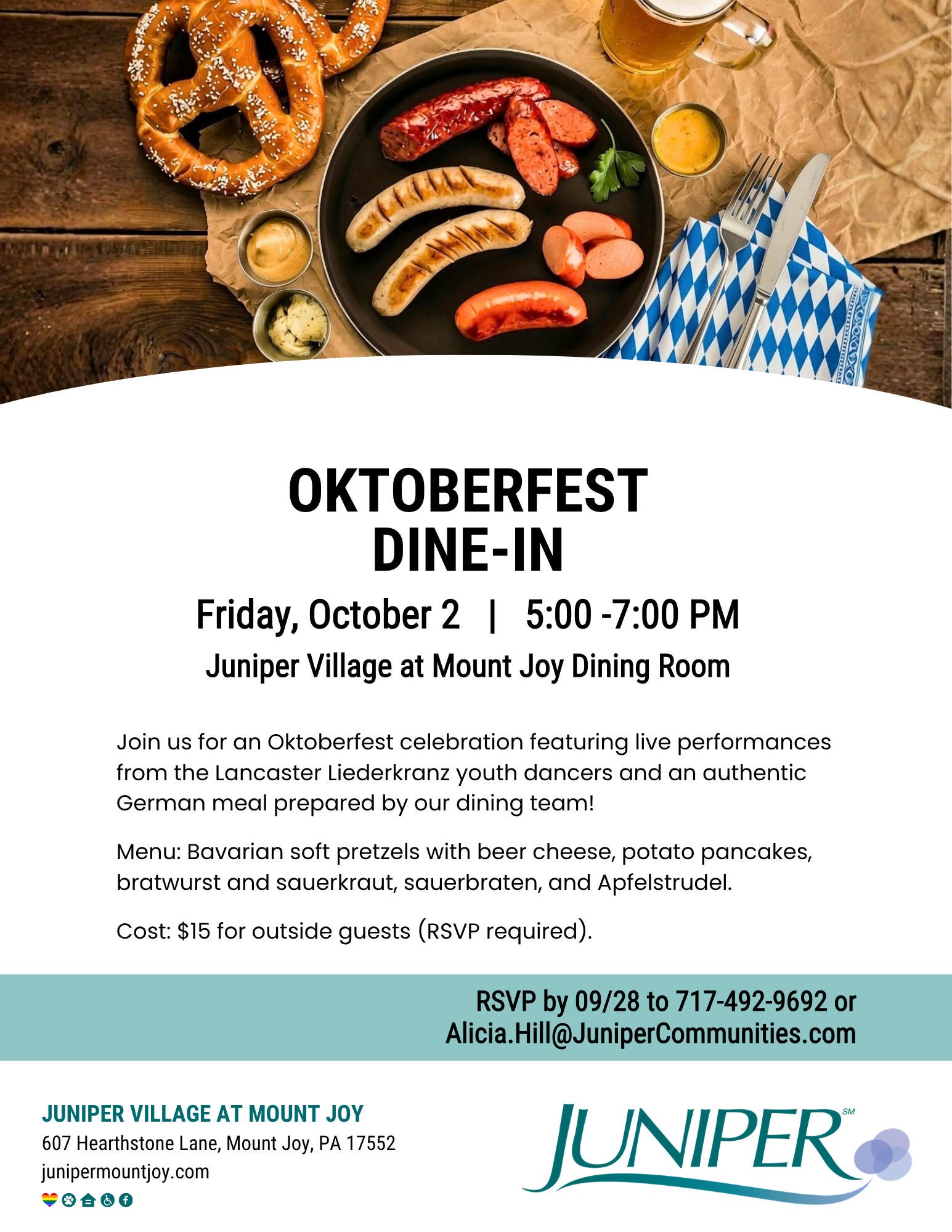 Oktoberfest at Juniper Village at Mount Joy!