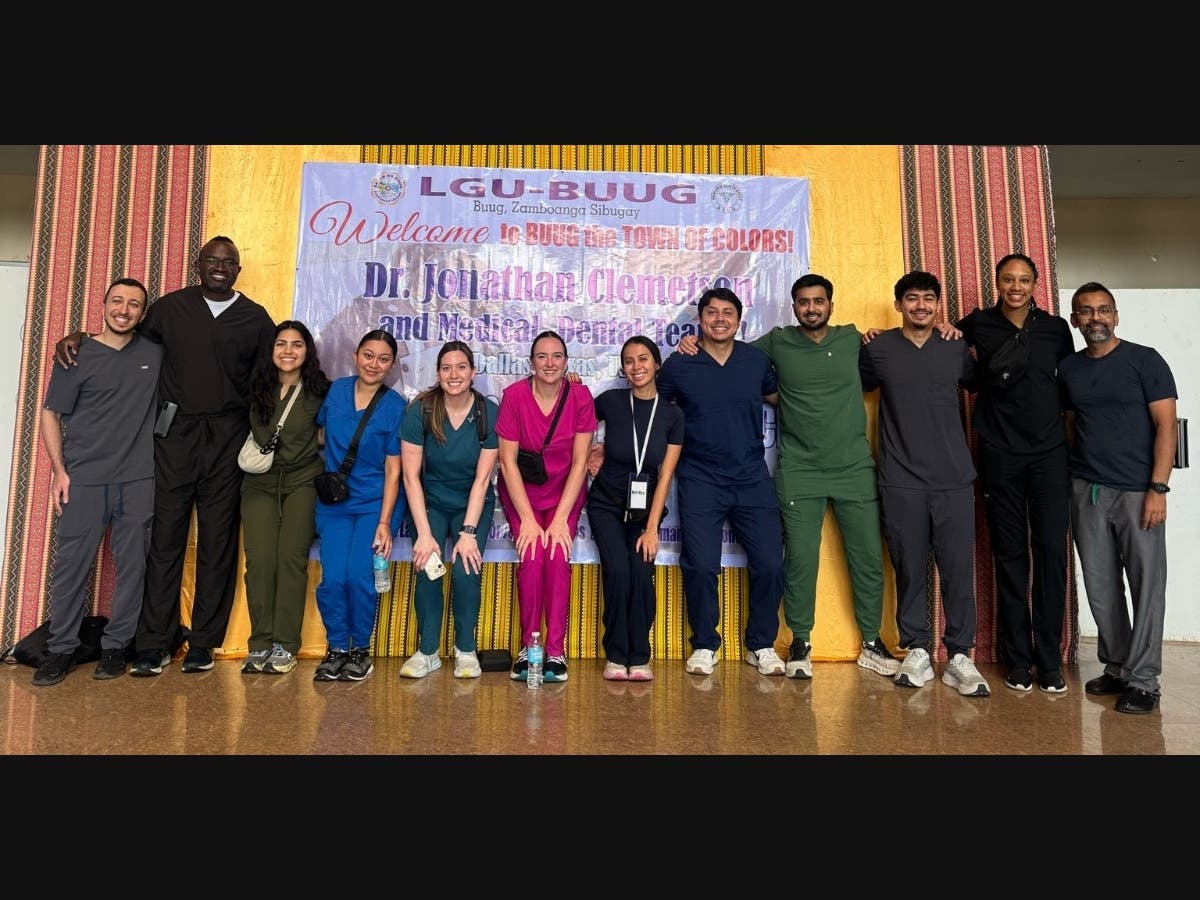 Act Asia mission trip dental team members arrive in Buug, Philippines. 