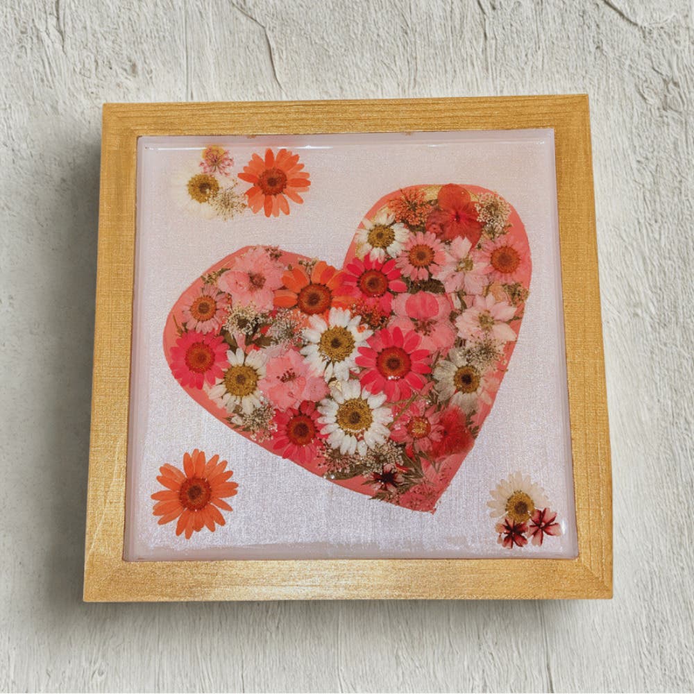 Dried Flower Resin Art Workshop