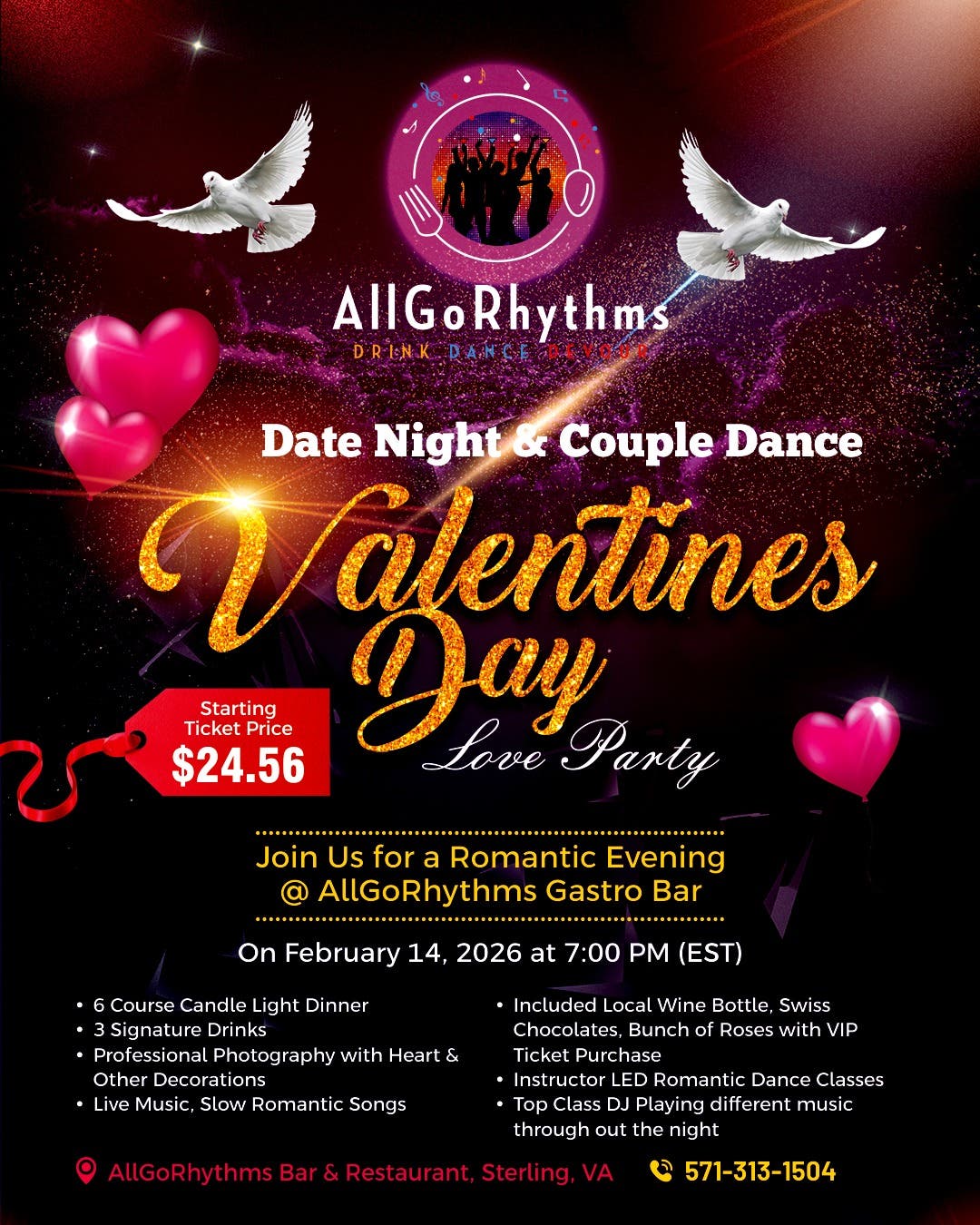 Valentine's Day Date Night & Couple Dance