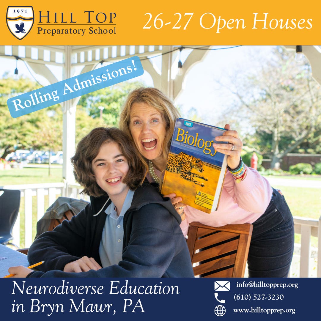 Hill Top Prep Admissions Open House - Neurodiverse Students Grades 5-12