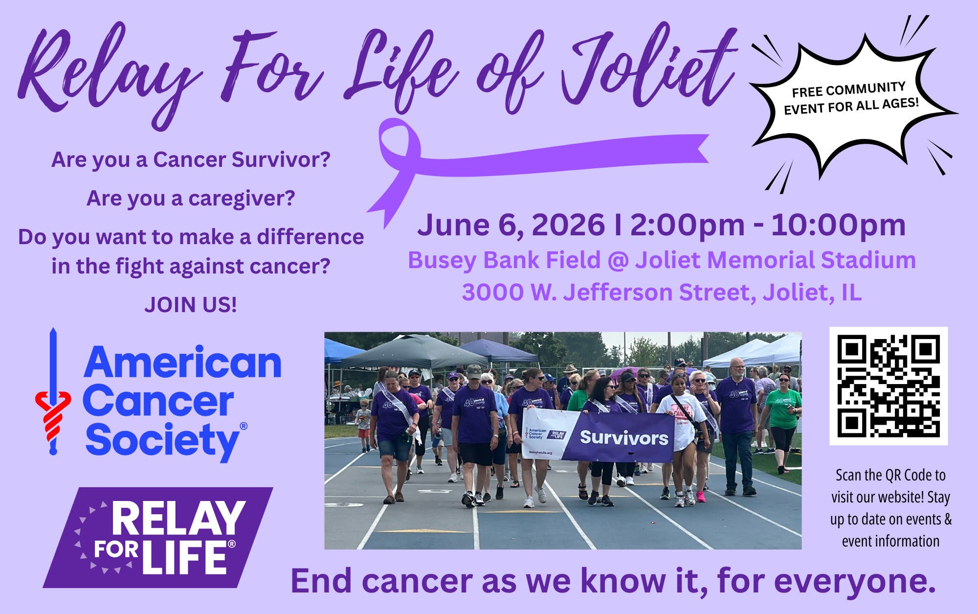 Relay For Life of Joliet Presented by WMC, Inc