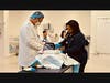 Healthcare students receiving training at the Interprofessional Health Sciences campus.