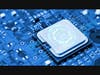 Concept of Technology AI (Artificial intelligence), AI chip IC on board, PCB board, CPU.