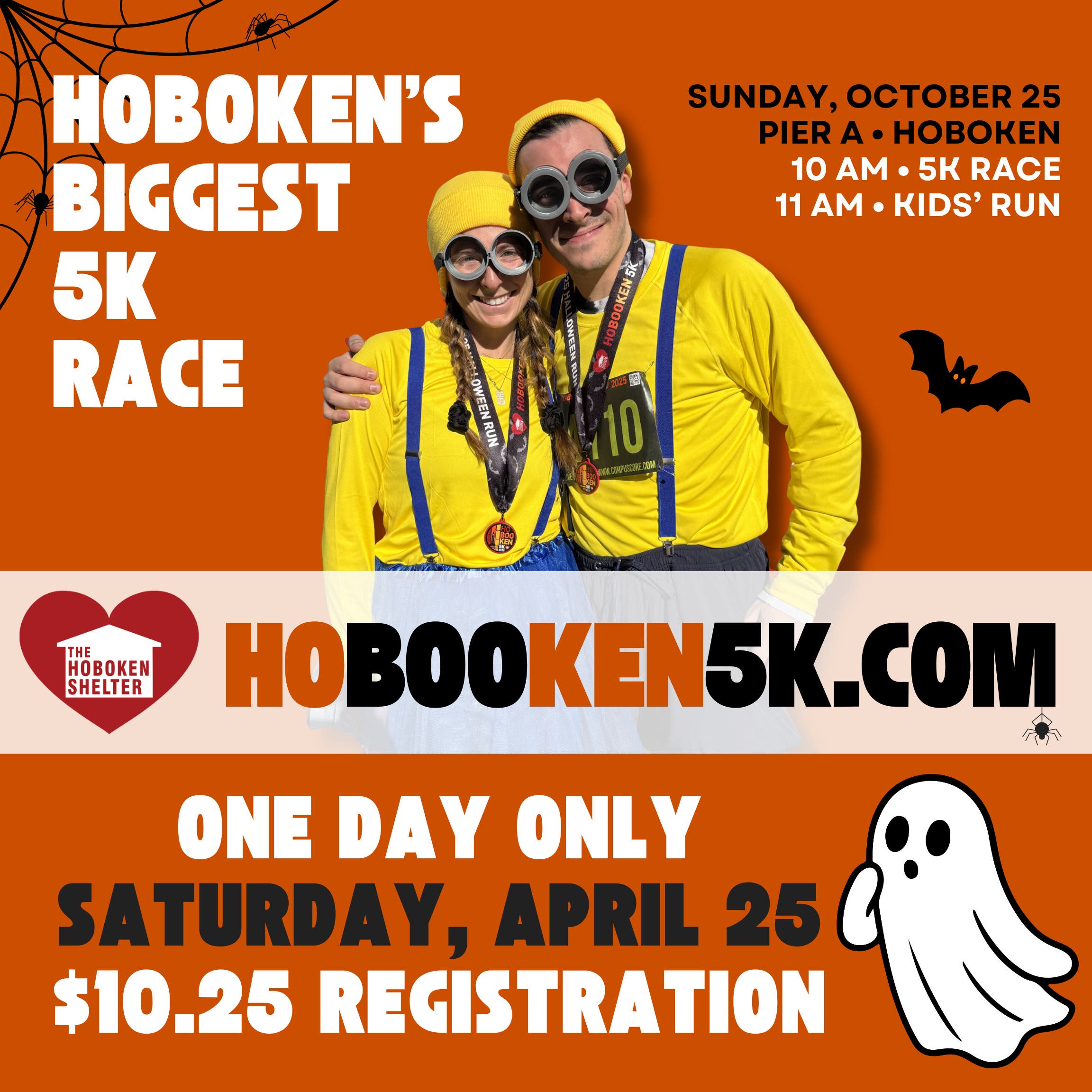 HoBOOken 5K Registration Opens Saturday 4/25 with $10.25 Kickoff Special