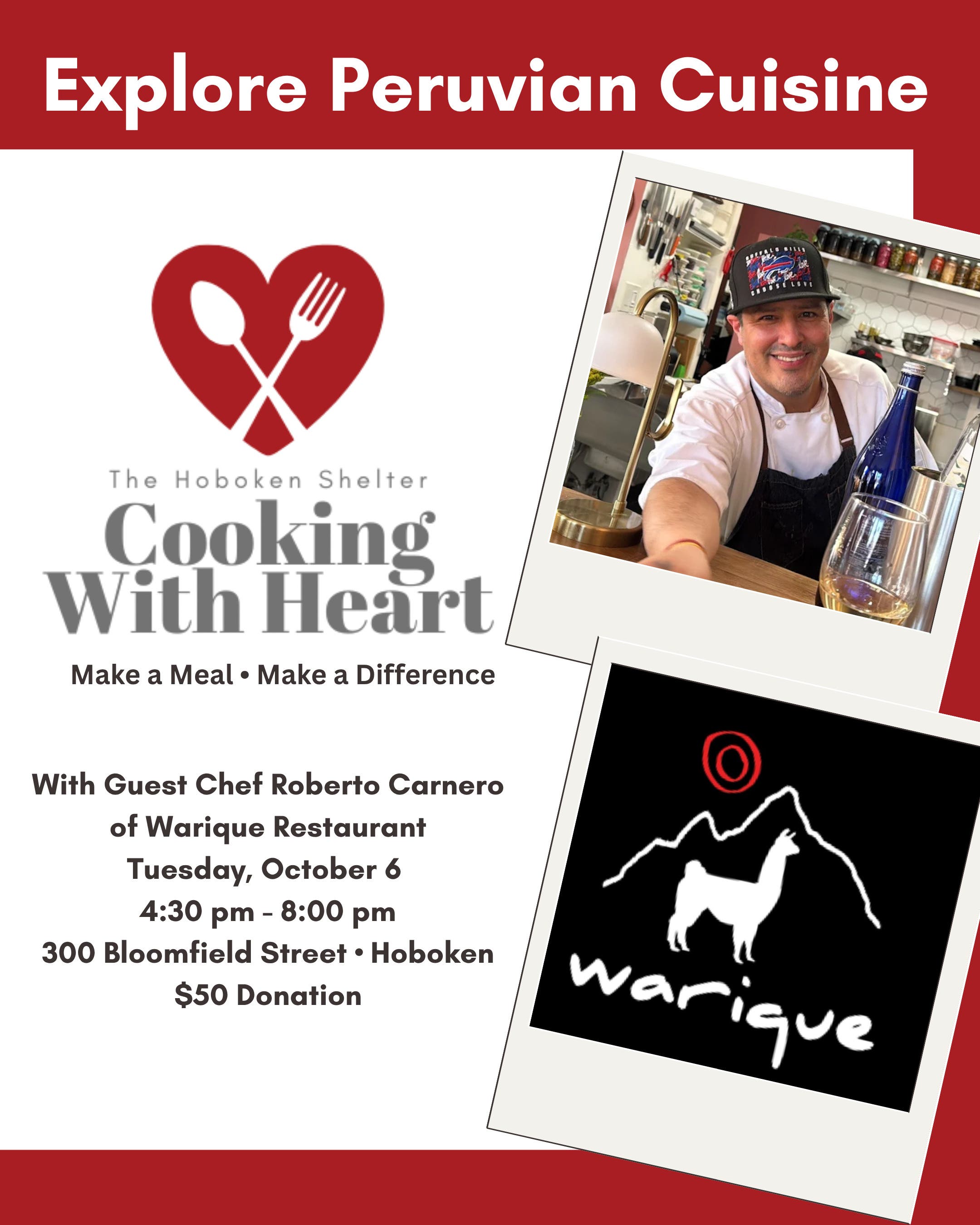 Cooking with Heart - Explore Peruvian Cuisine