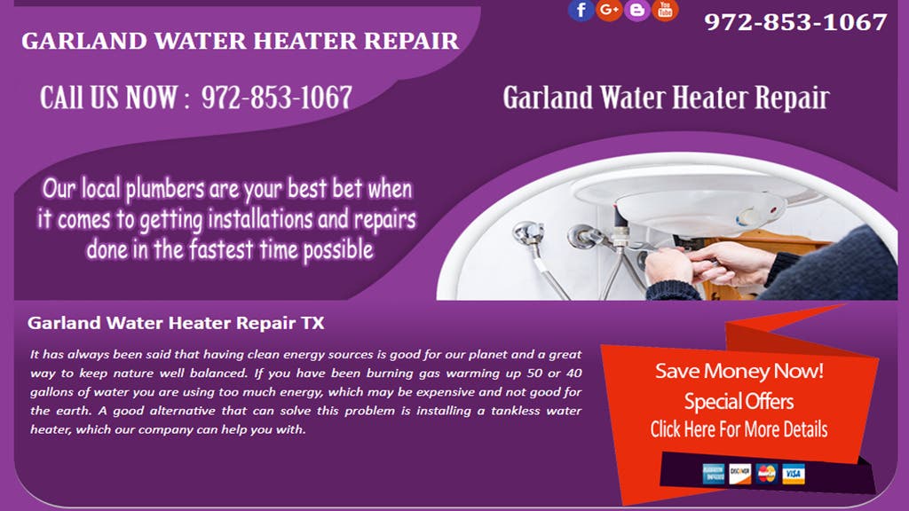 Garland Water Heater Repair