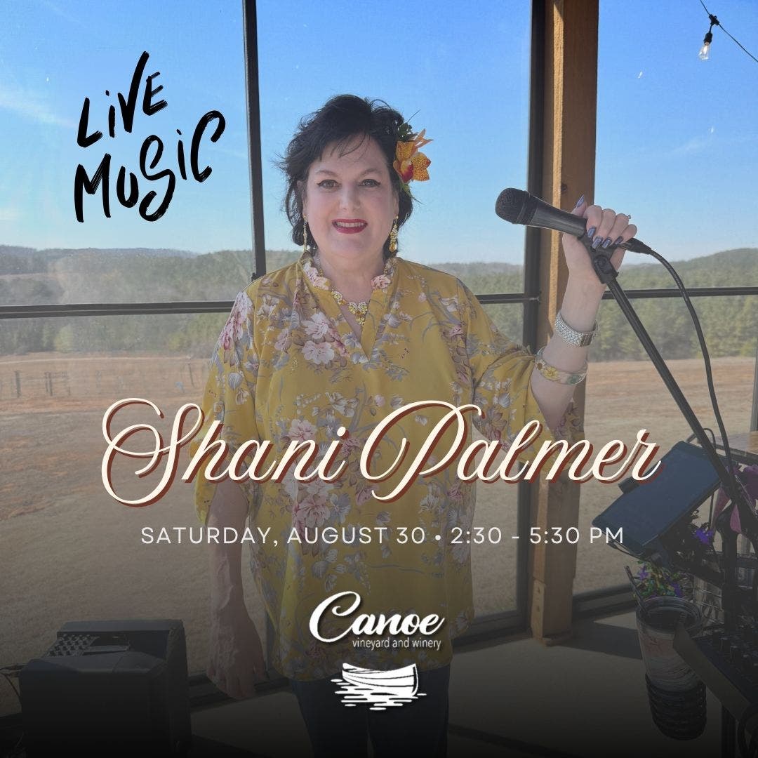 Shani Palmer: Live Music at Canoe Vineyard & Winery