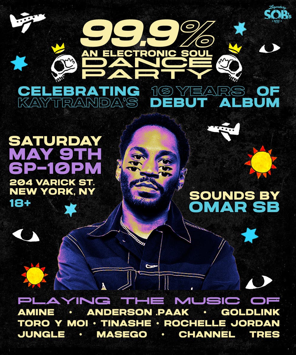 99.9%: An Electric Soul Dance Party | Celebrating 10 Years Of KAYTRANADA's Debut Album