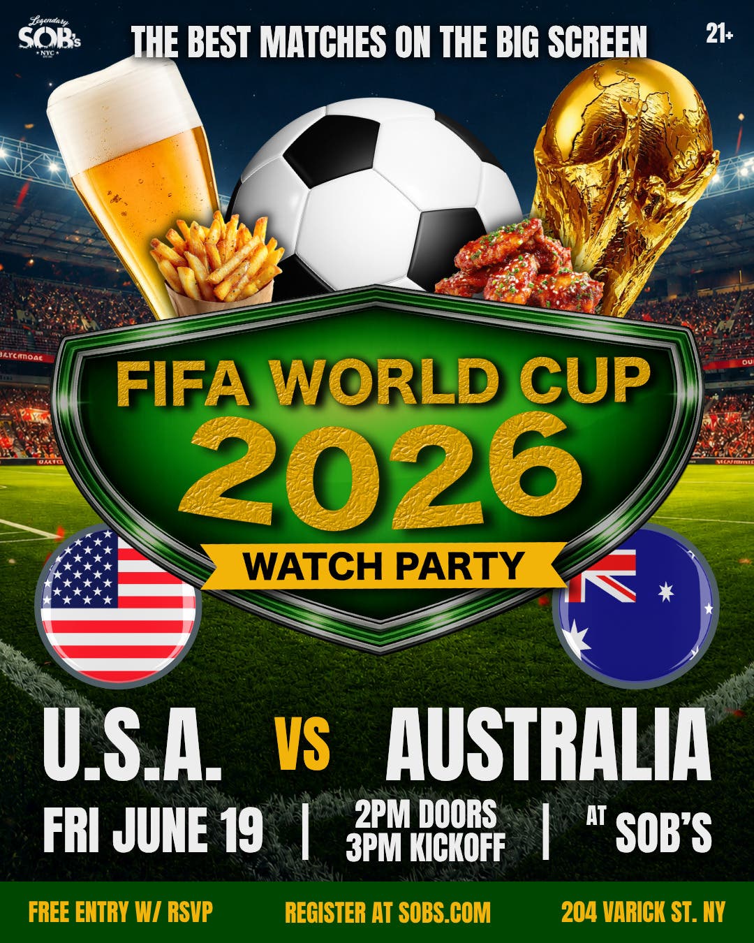 Fifa World Cup 2026: USA vs Australia