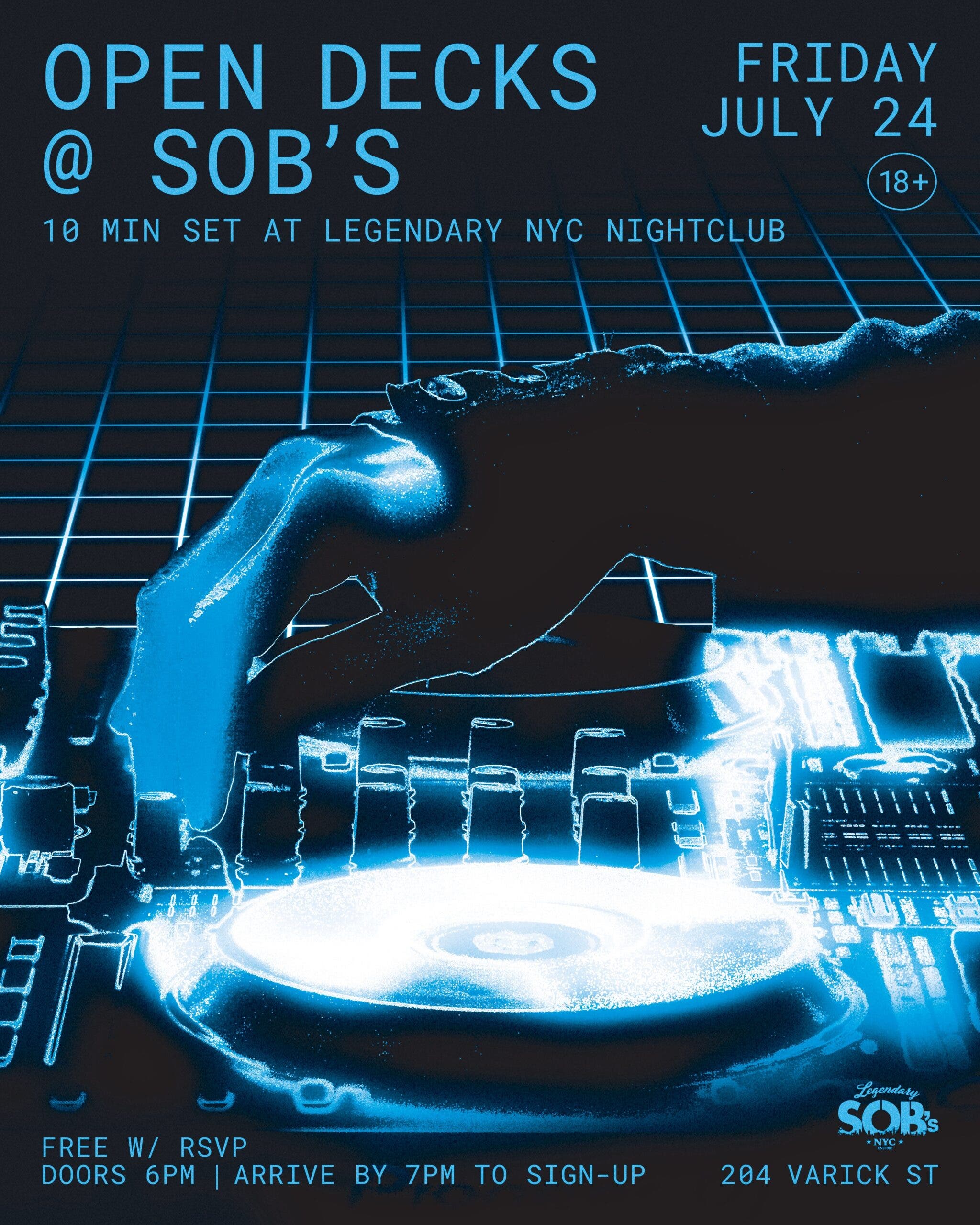 Open Decks: DJ @ SOB'S