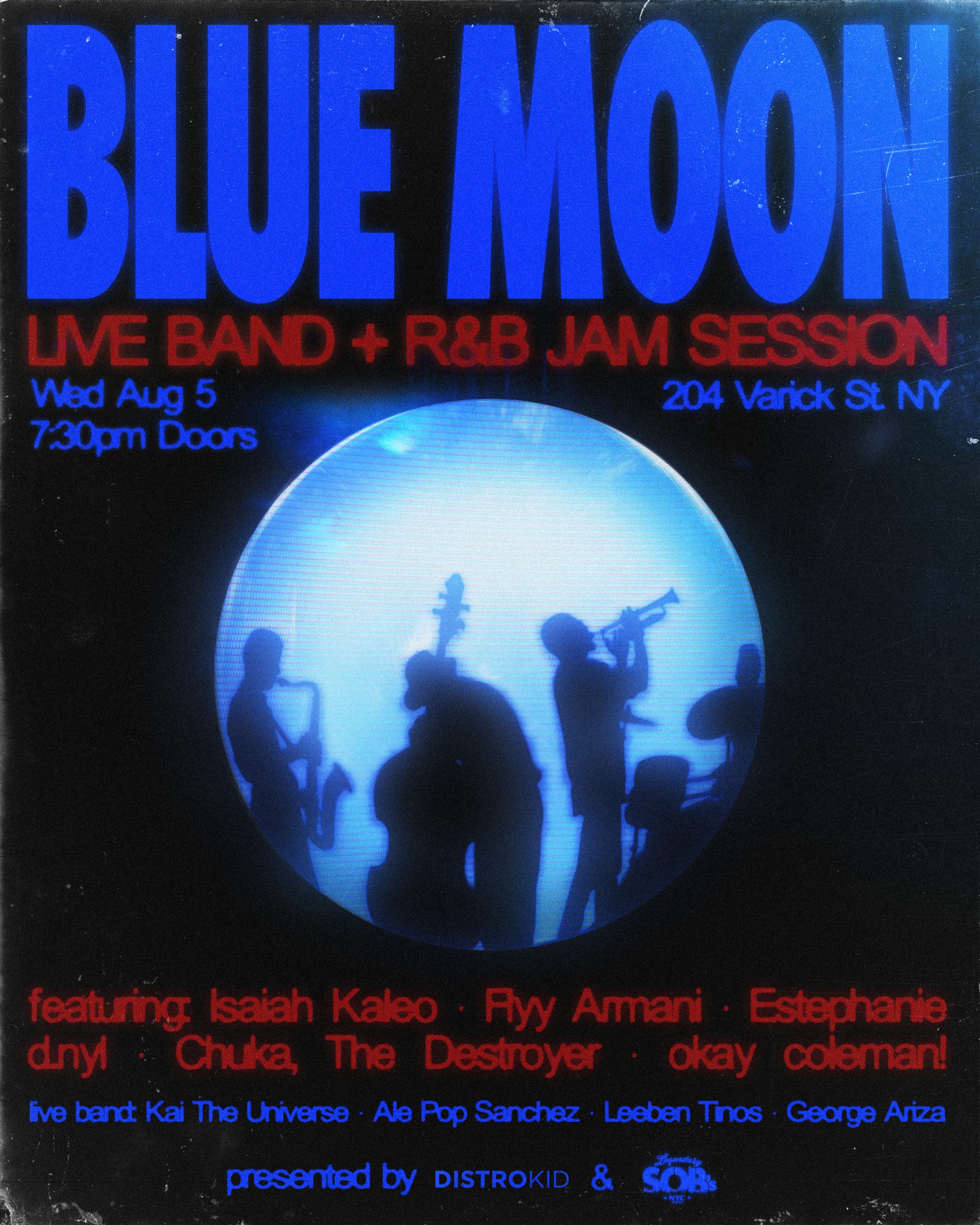 Blue Moon: Live Band + R&B Jam Session