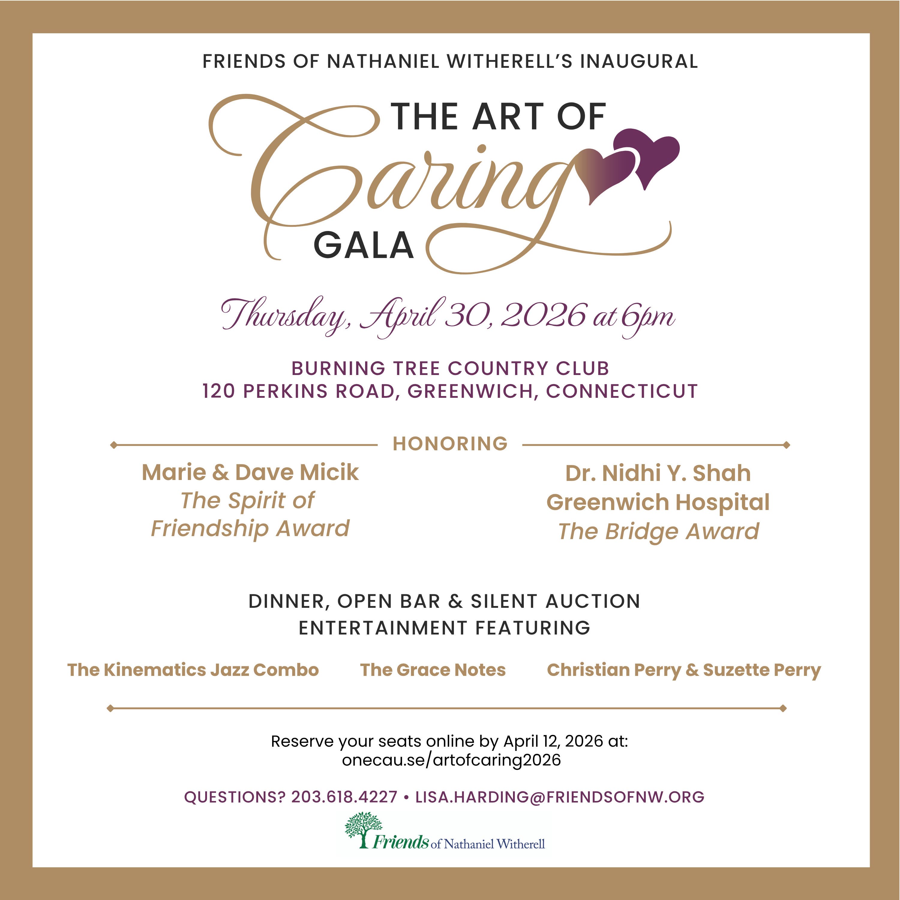 Friends of Nathaniel Witherell The Art of Caring Gala