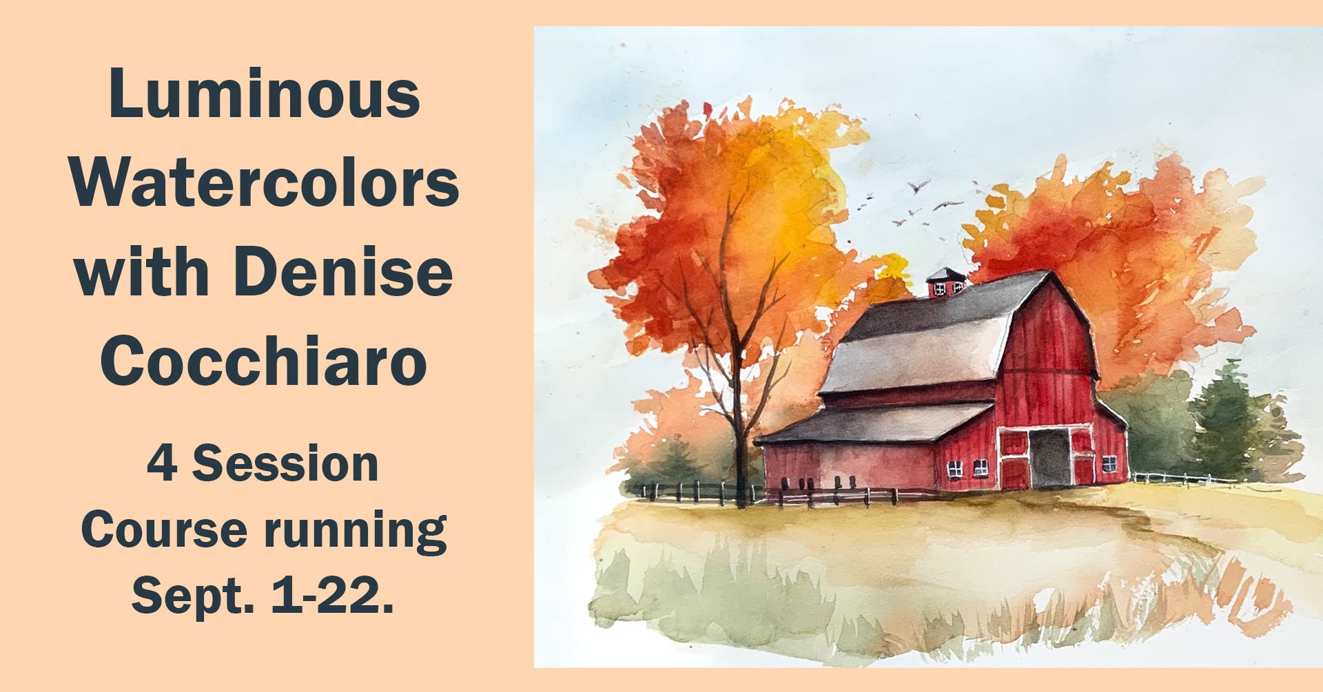 Luminous Watercolors with Denise Cocchiaro 