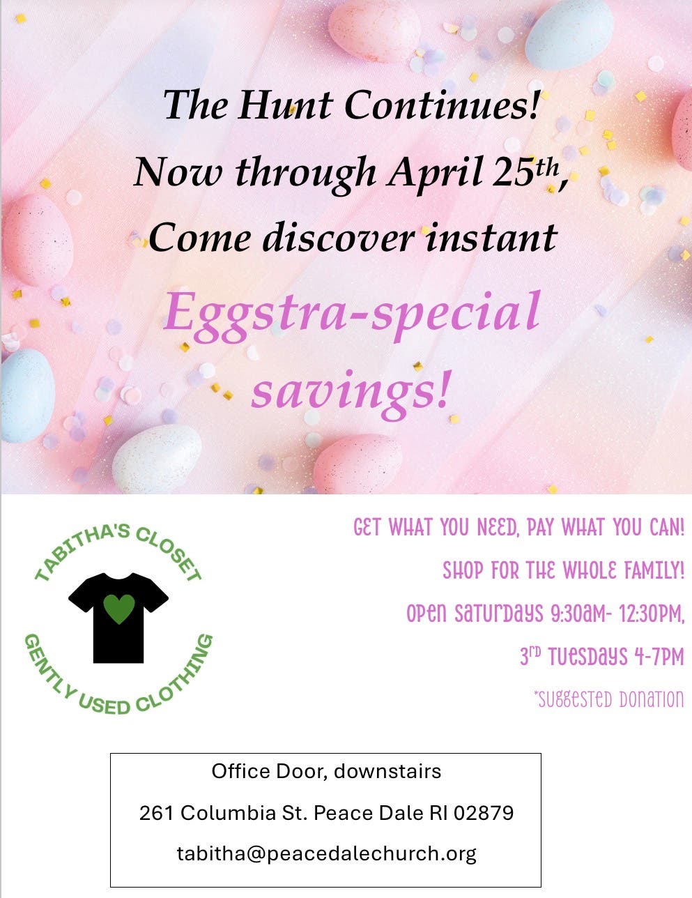 Spring Clothing Sale