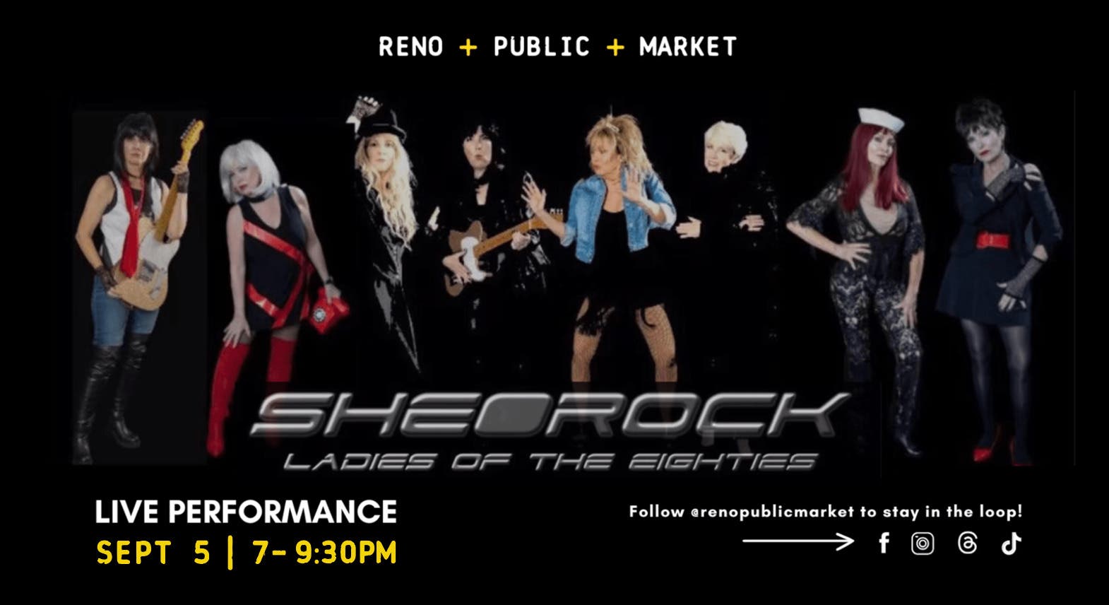 She-Rock: Ladies of the 80's at Reno Public Market