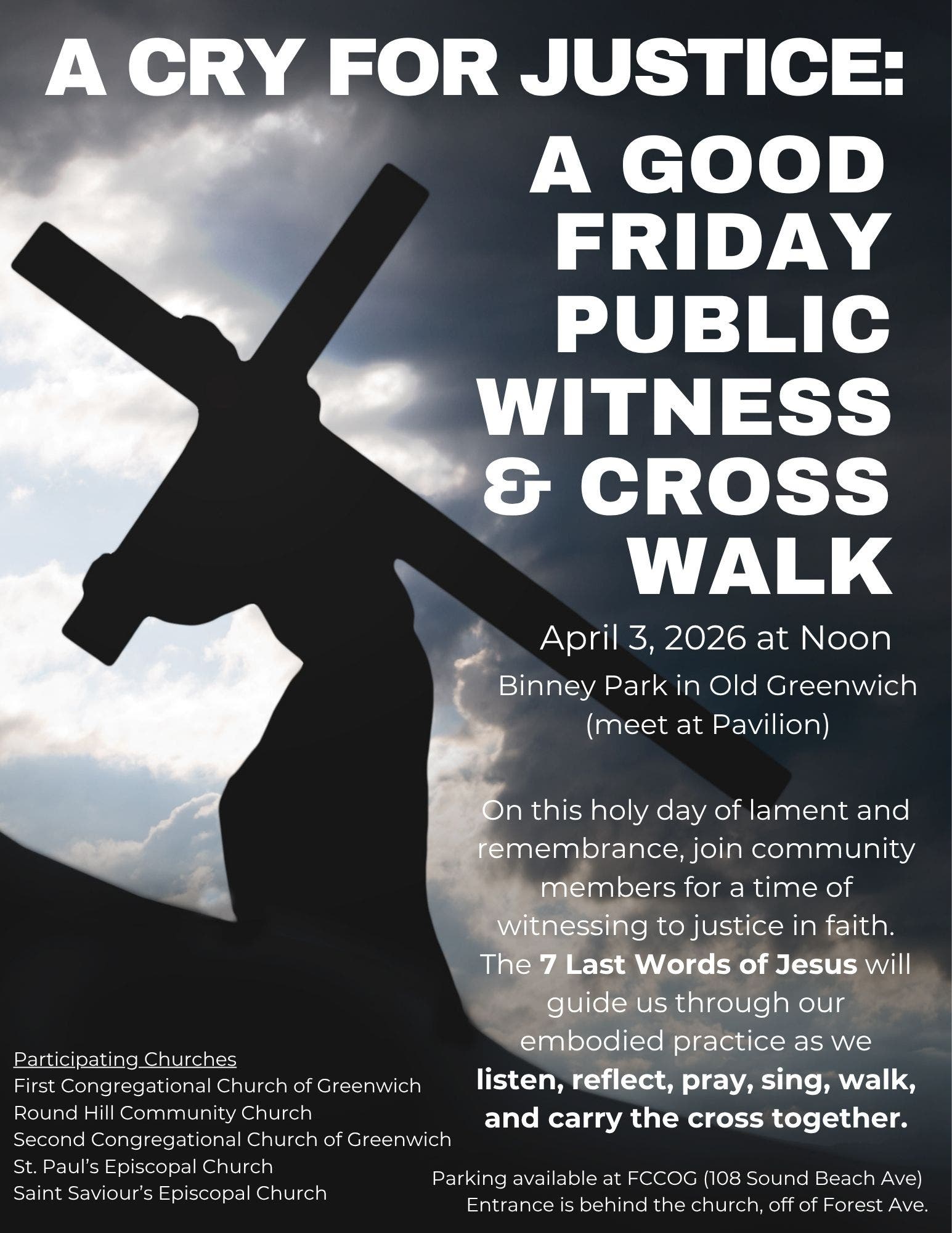 A Cry for Justice: A Good Friday Public Witness and Cross Walk