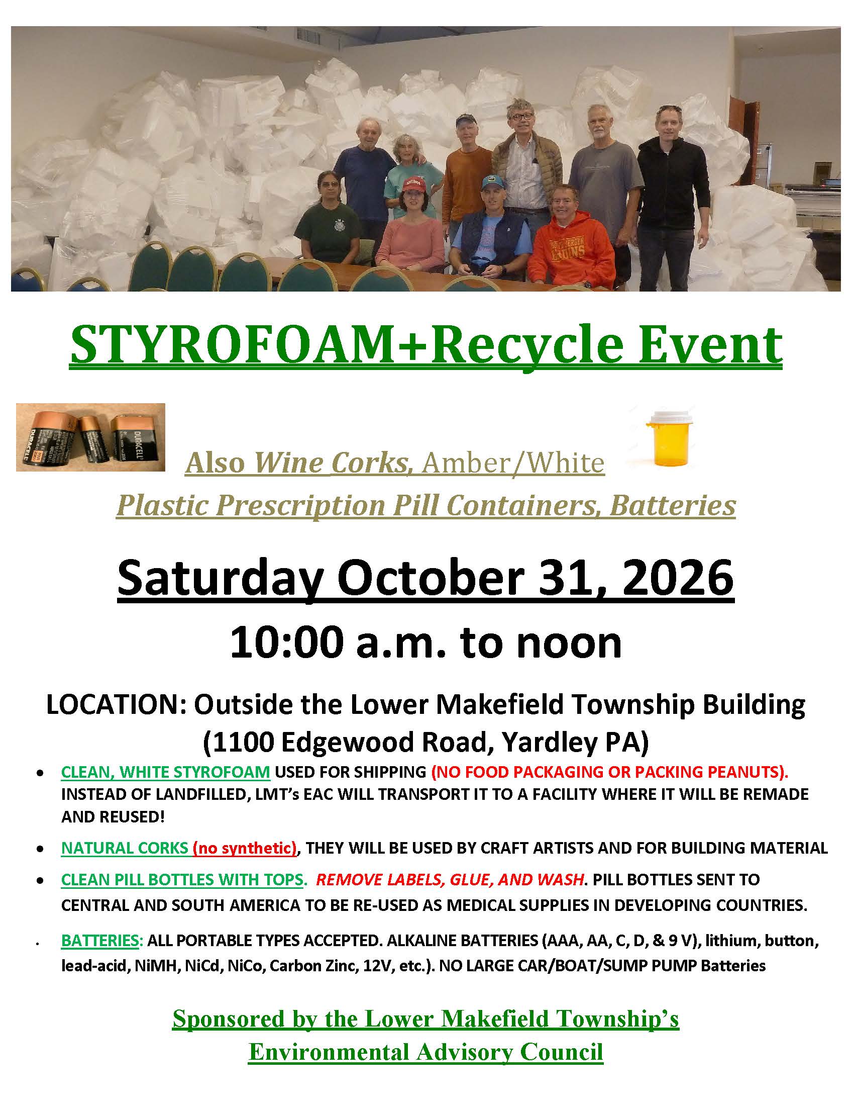 Styrofoam+Recycle Event