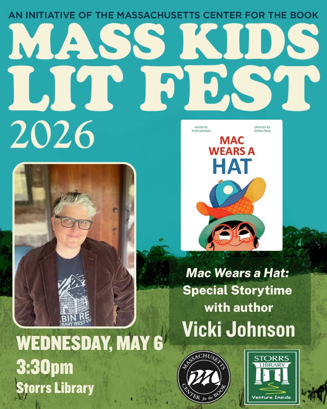 Mac Wears a Hat: Special Storytime with author Vicki Johnson