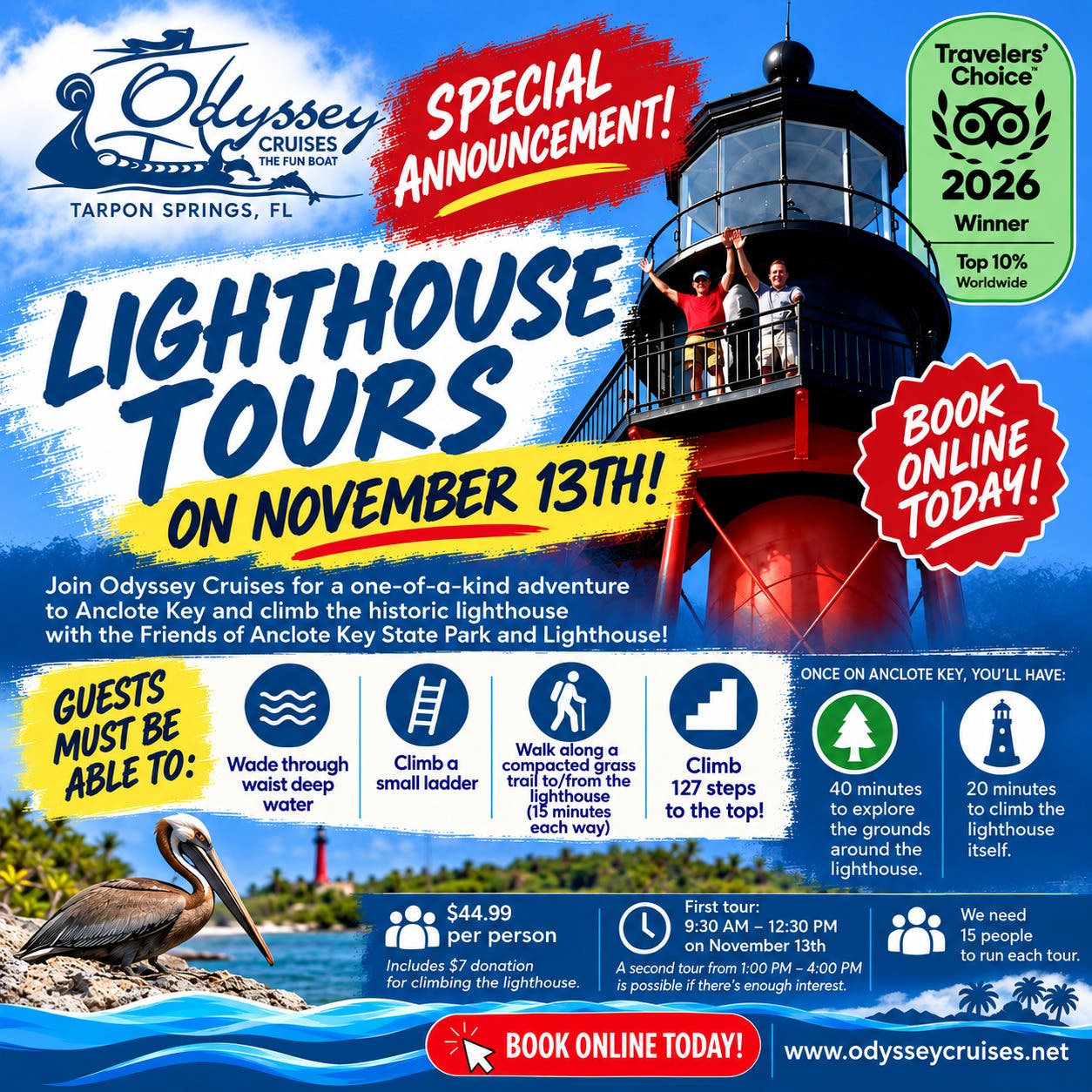 Anclote Key Lighthouse Tours
