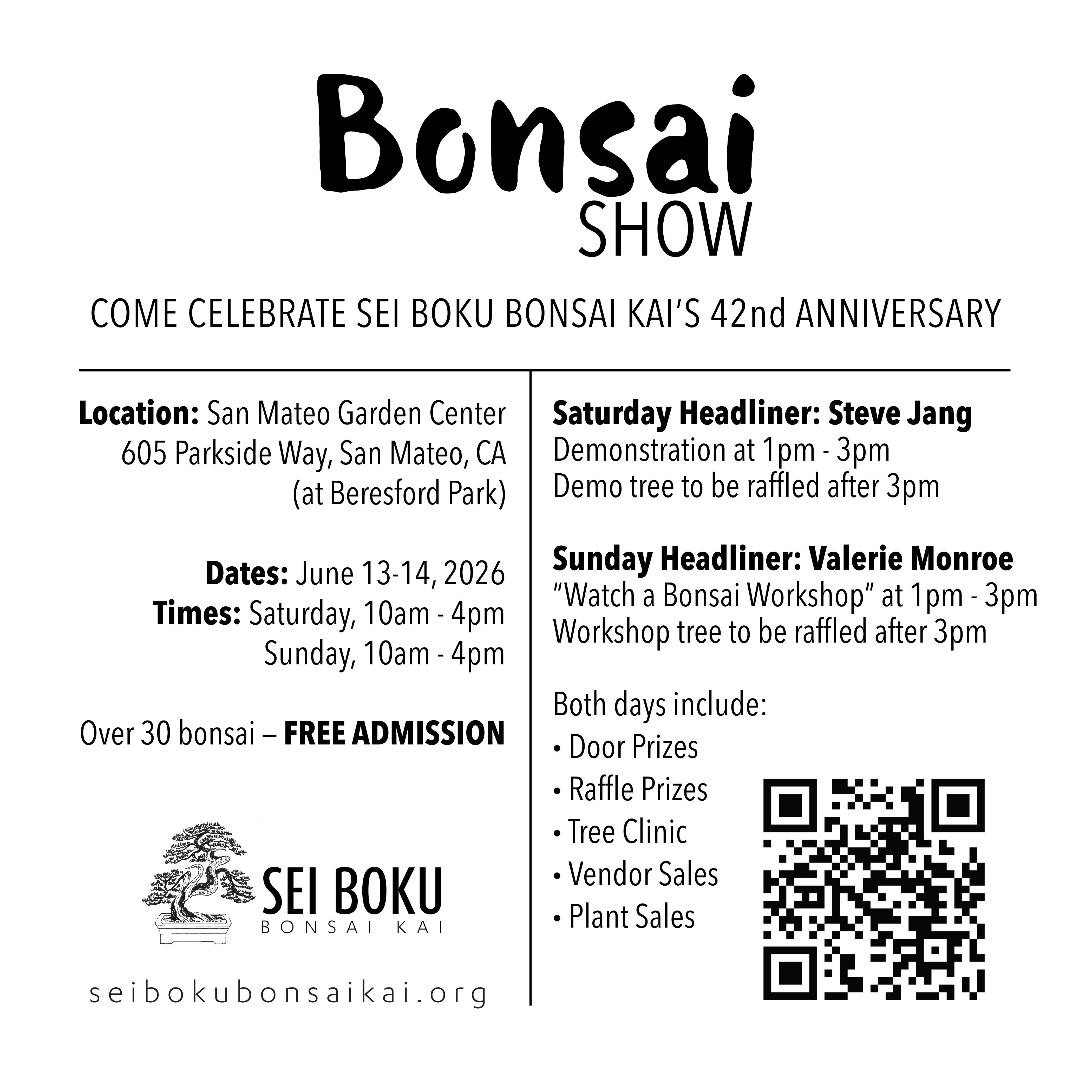 Sei Boku Bonsai Annual Show