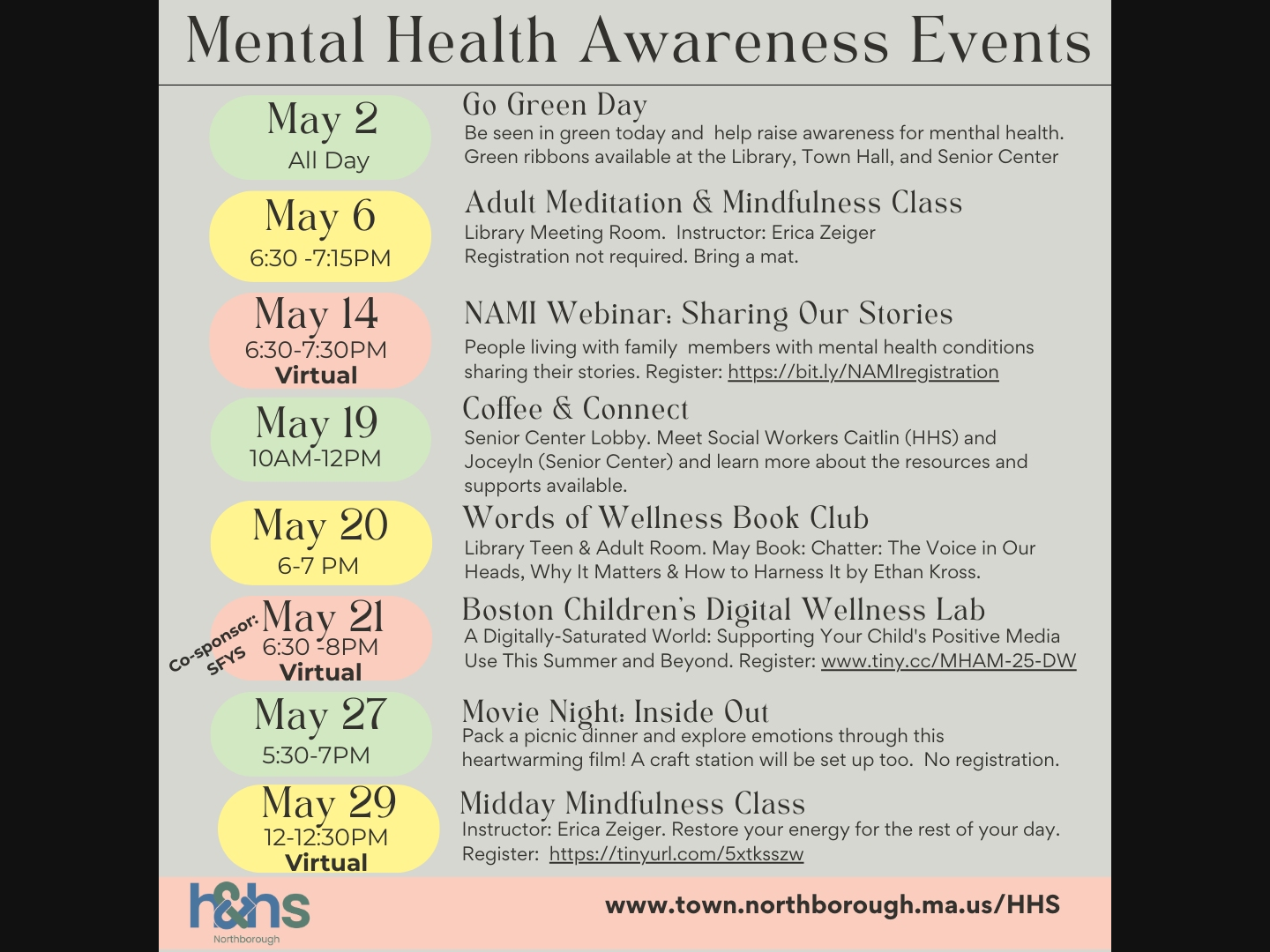May is Mental Health Awareness Month | Northborough, MA Patch