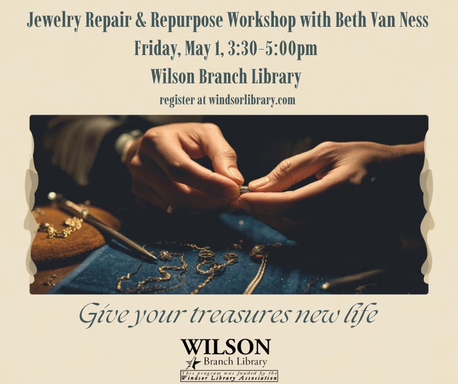 Jewelry Repair and Repurpose with Beth Van Ness