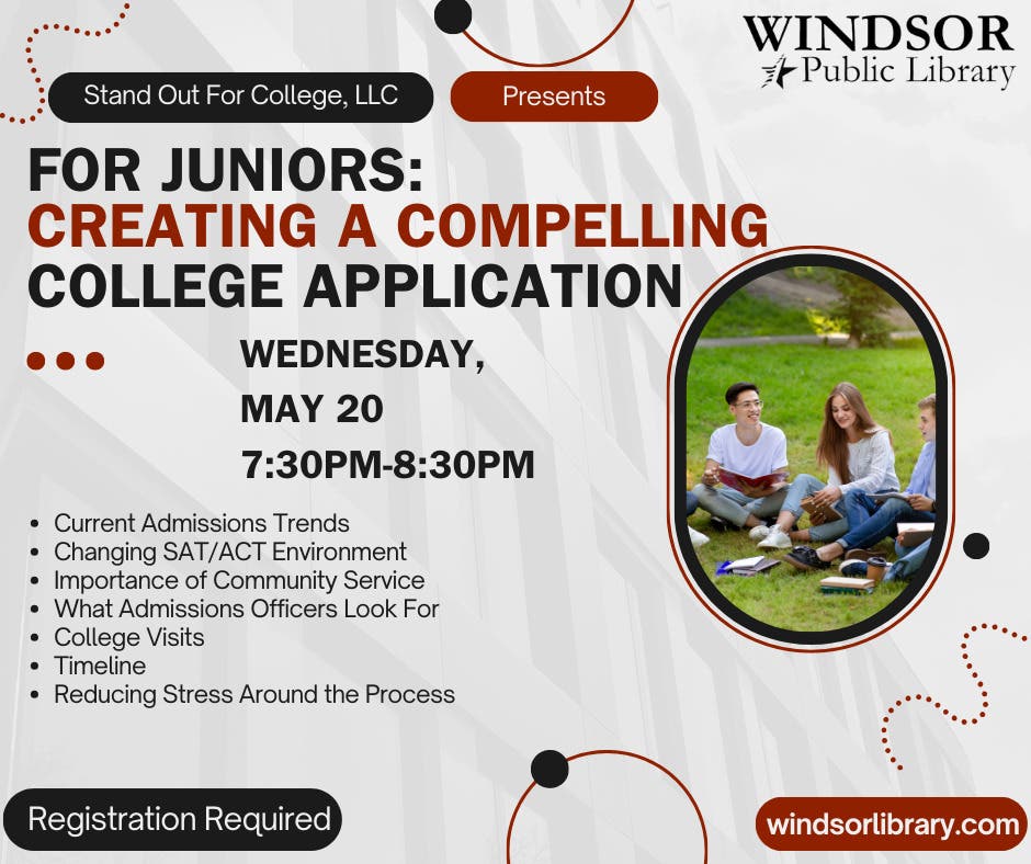 Program for High School Juniors: Creating a Compelling College Application this Summer