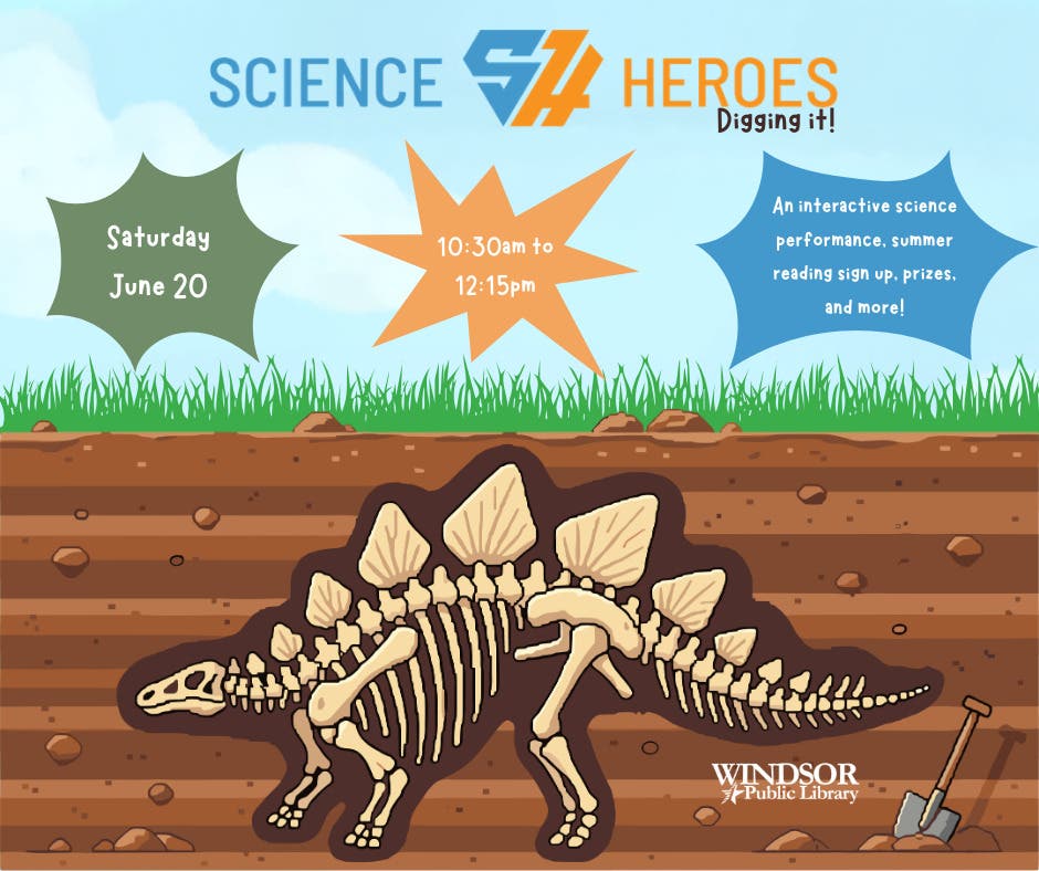 Summer Reading Kickoff: Digging it with Science Heroes!