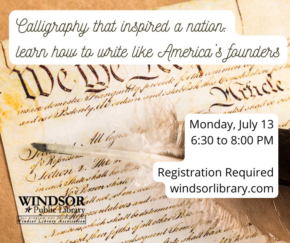 Calligraphy that inspired a nation: Learn to write like America’s founders