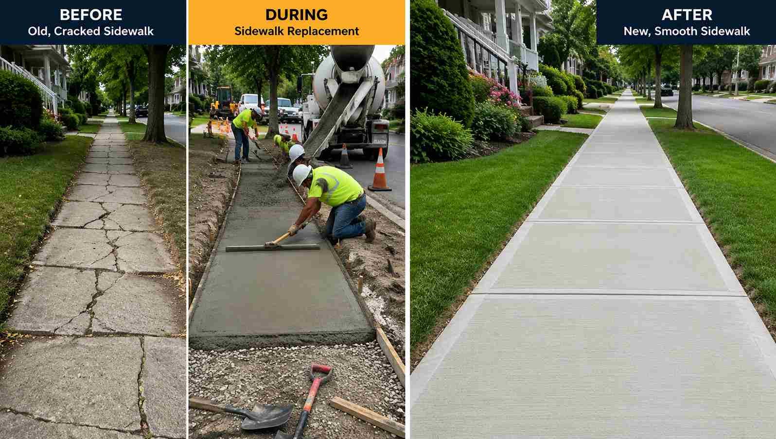 Enhance Your Property's Curb Appeal with NYC Sidewalk Replacement