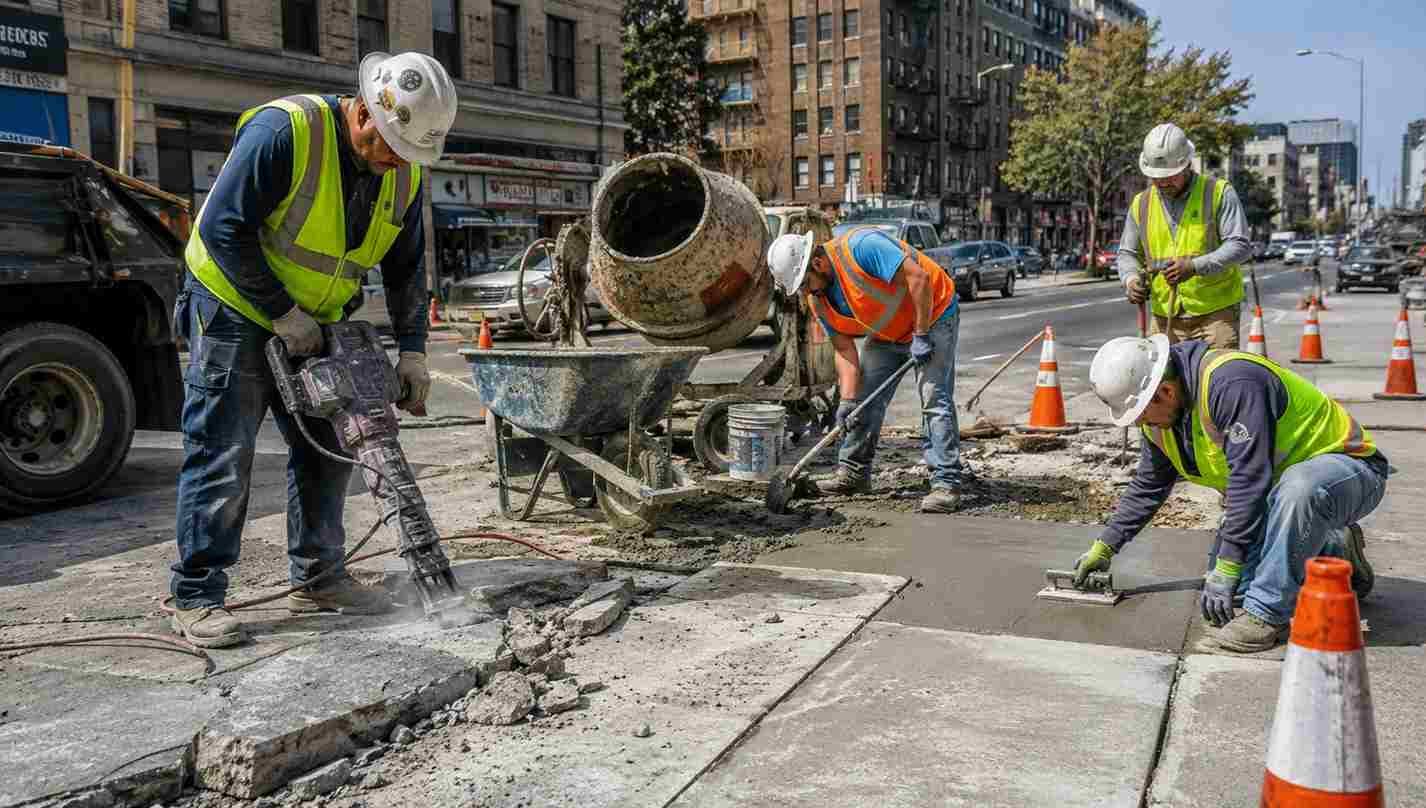 Expert Sidewalk Repair Contractors in Brooklyn for Safe and Long-Lasting Walkways
