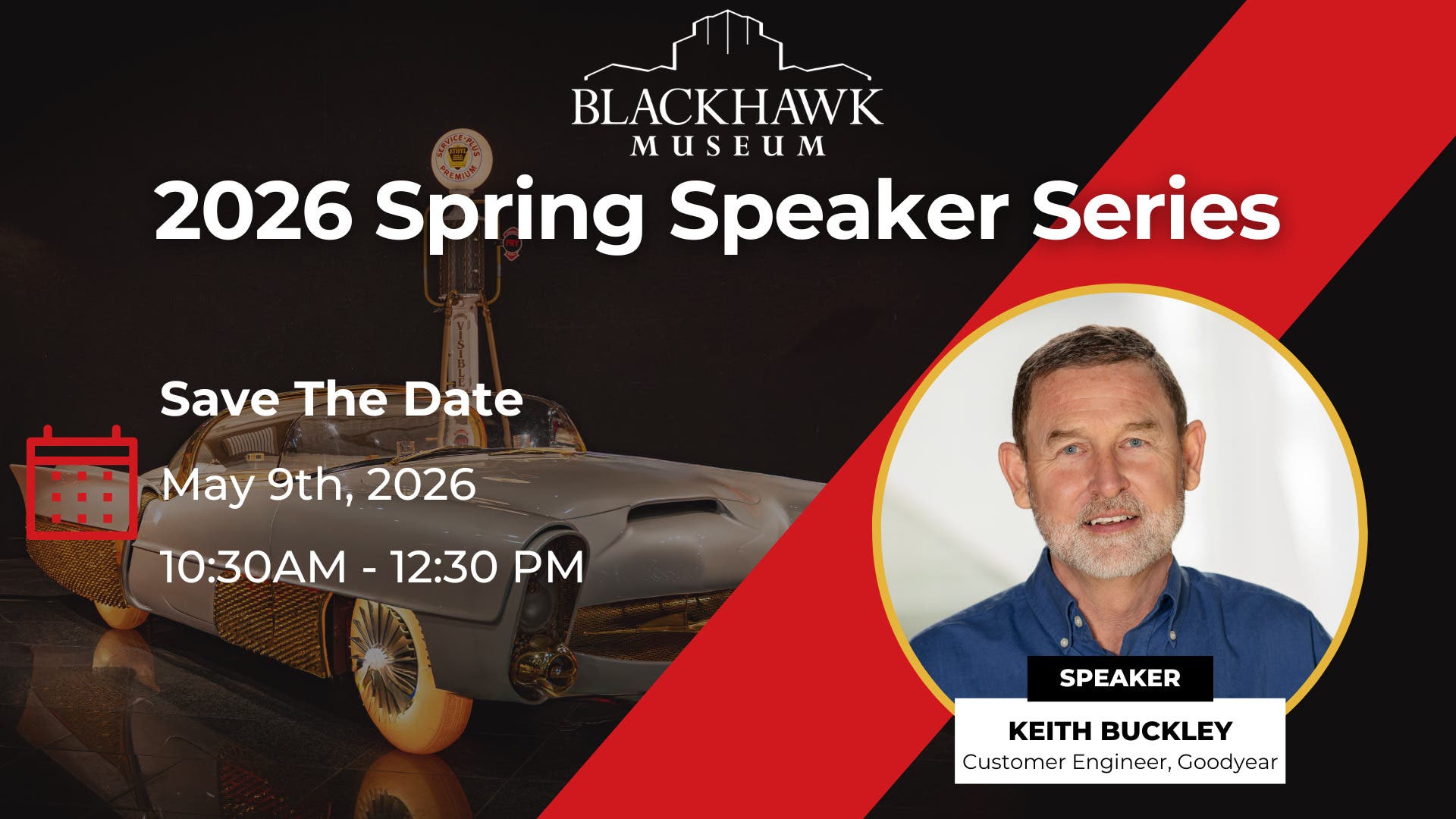 Spring Speaker Series: Keith Buckley & Golden Sahara II