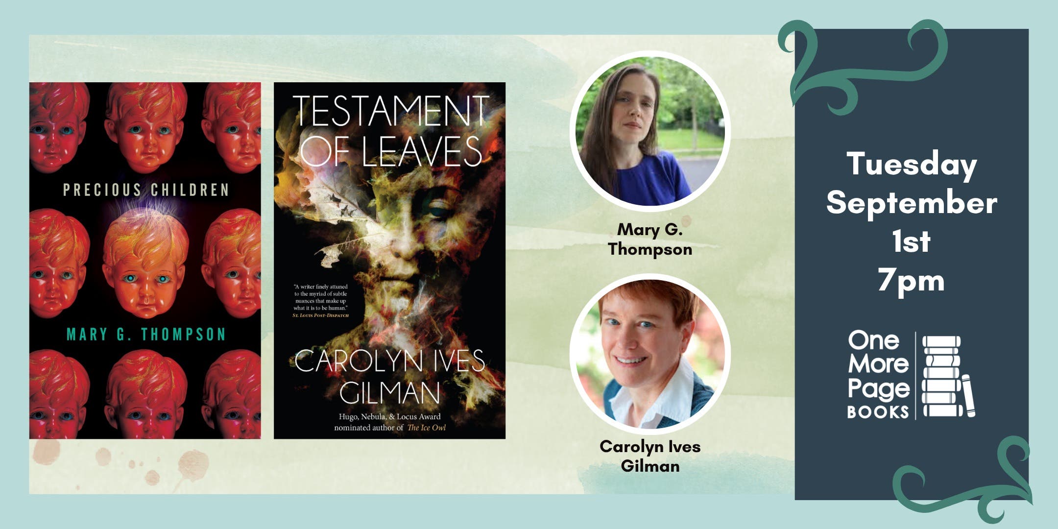 Double Launch Party for PRECIOUS CHILDREN & TESTAMENT OF LEAVES