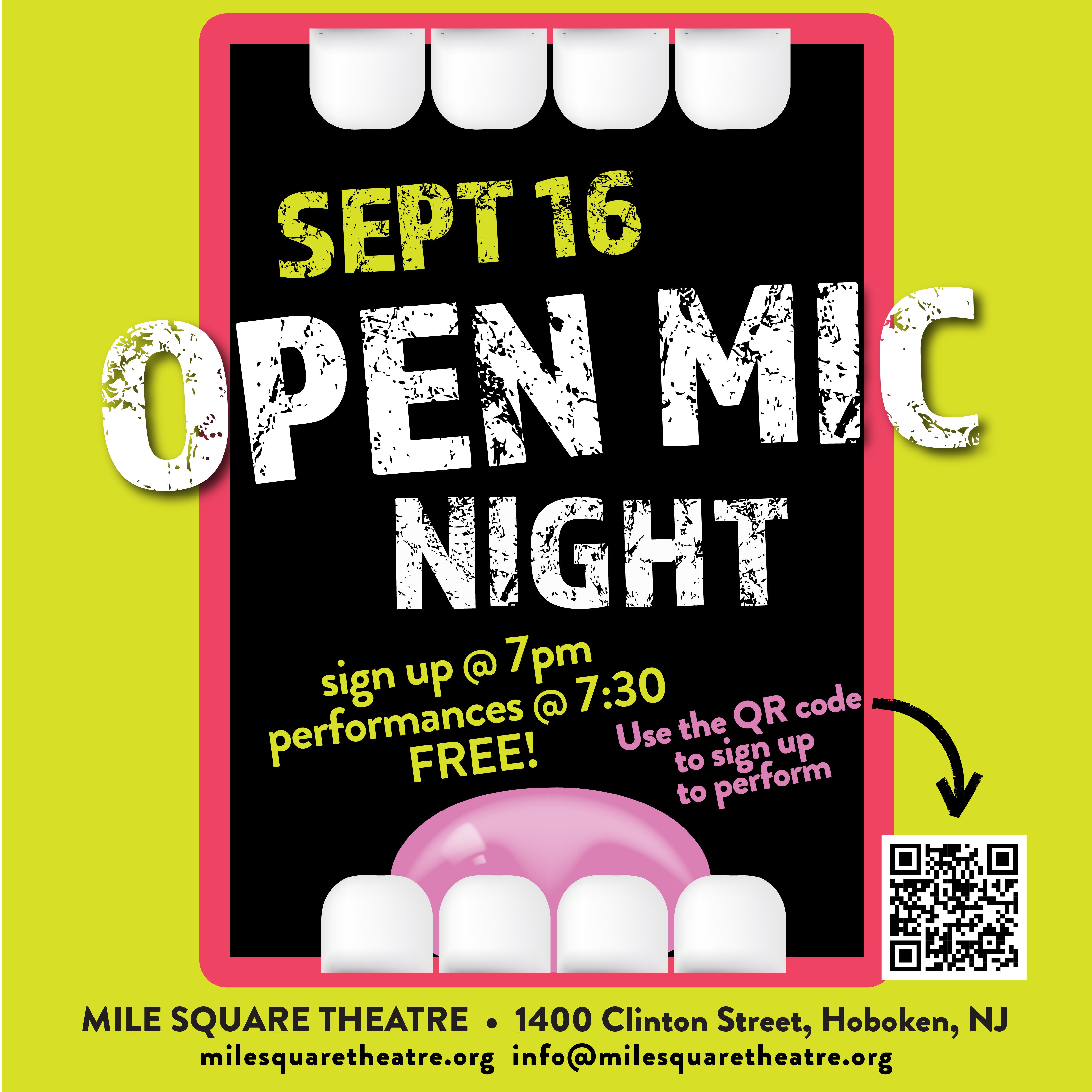 MST September Open Mic Night