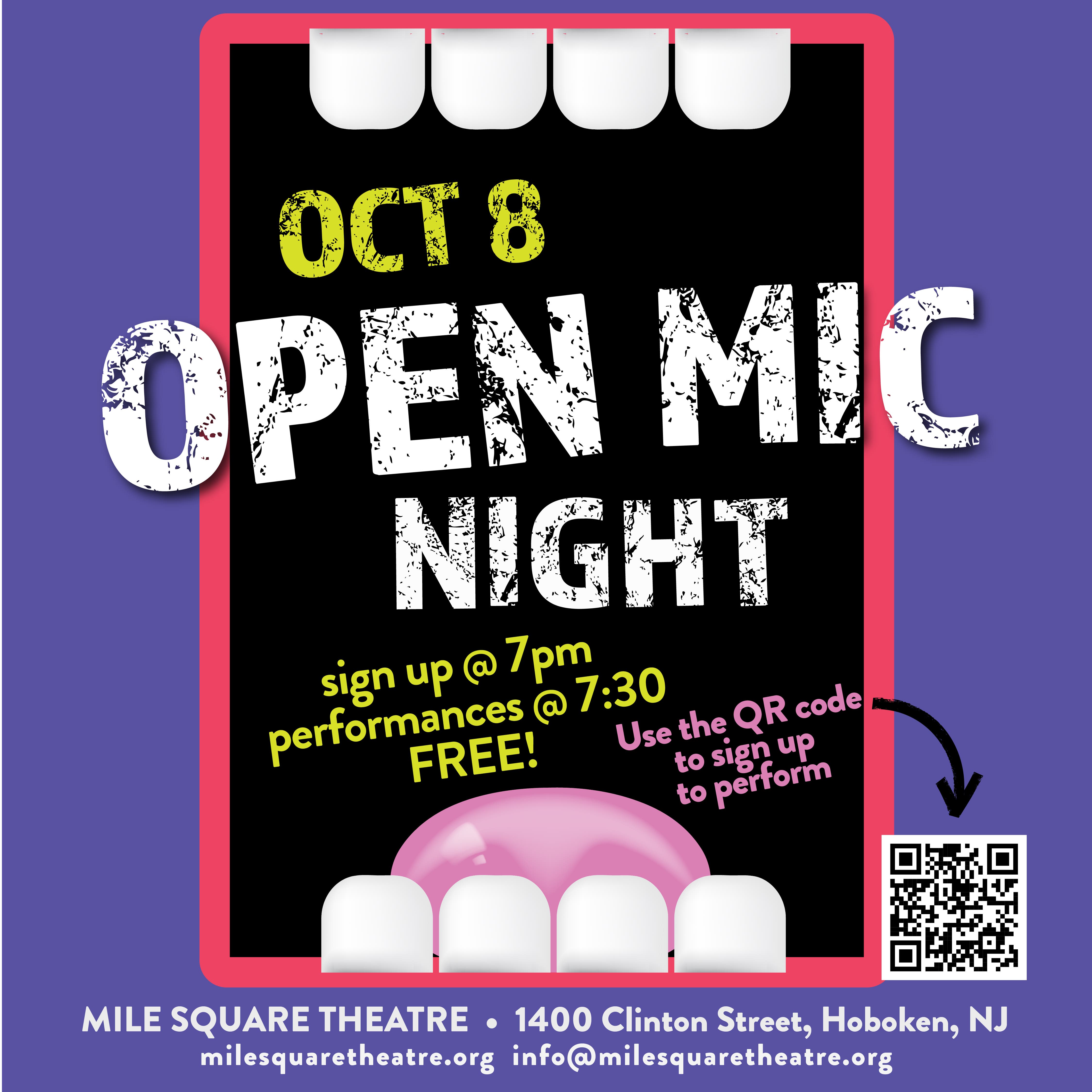 MST October Open Mic Night