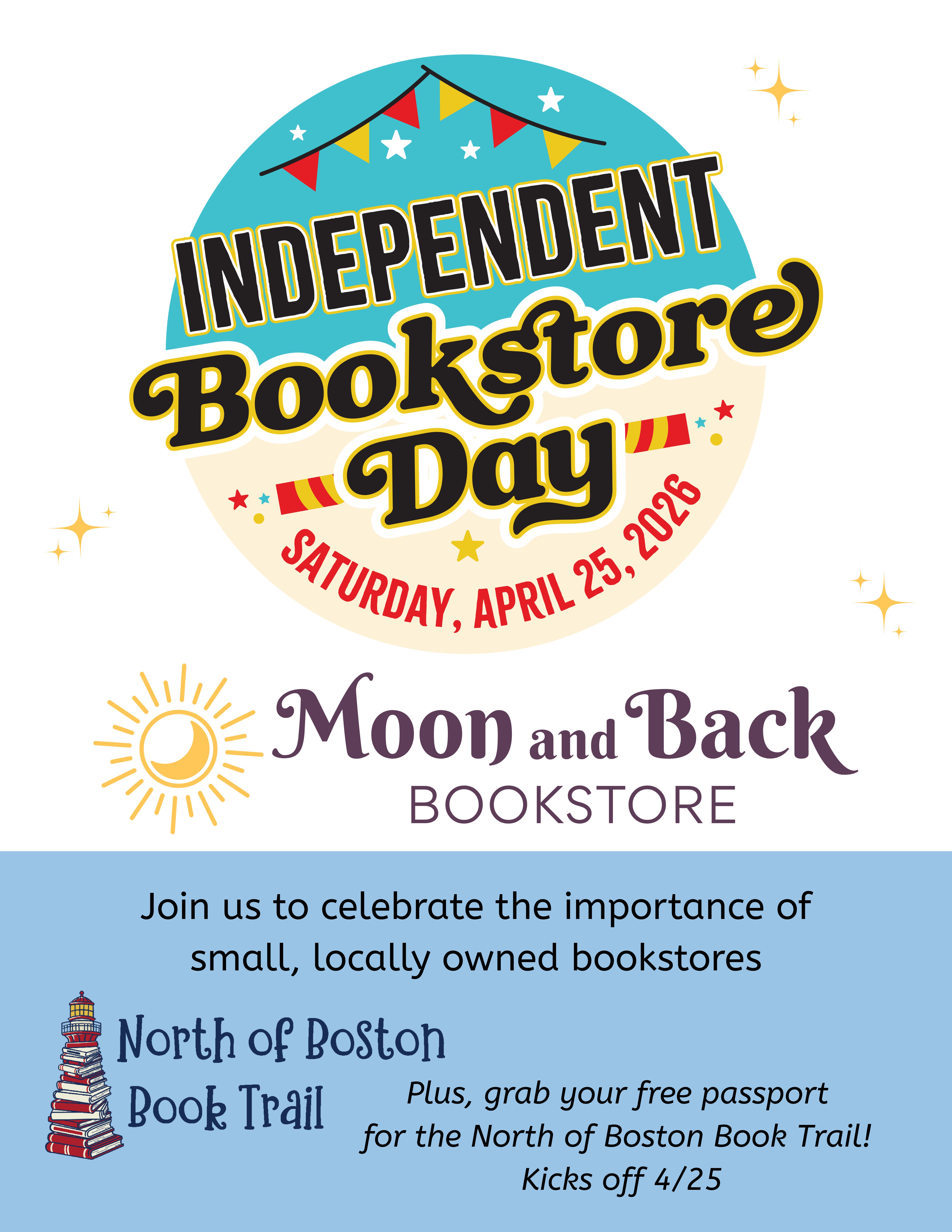 Independent Bookstore Day at Moon and Back 