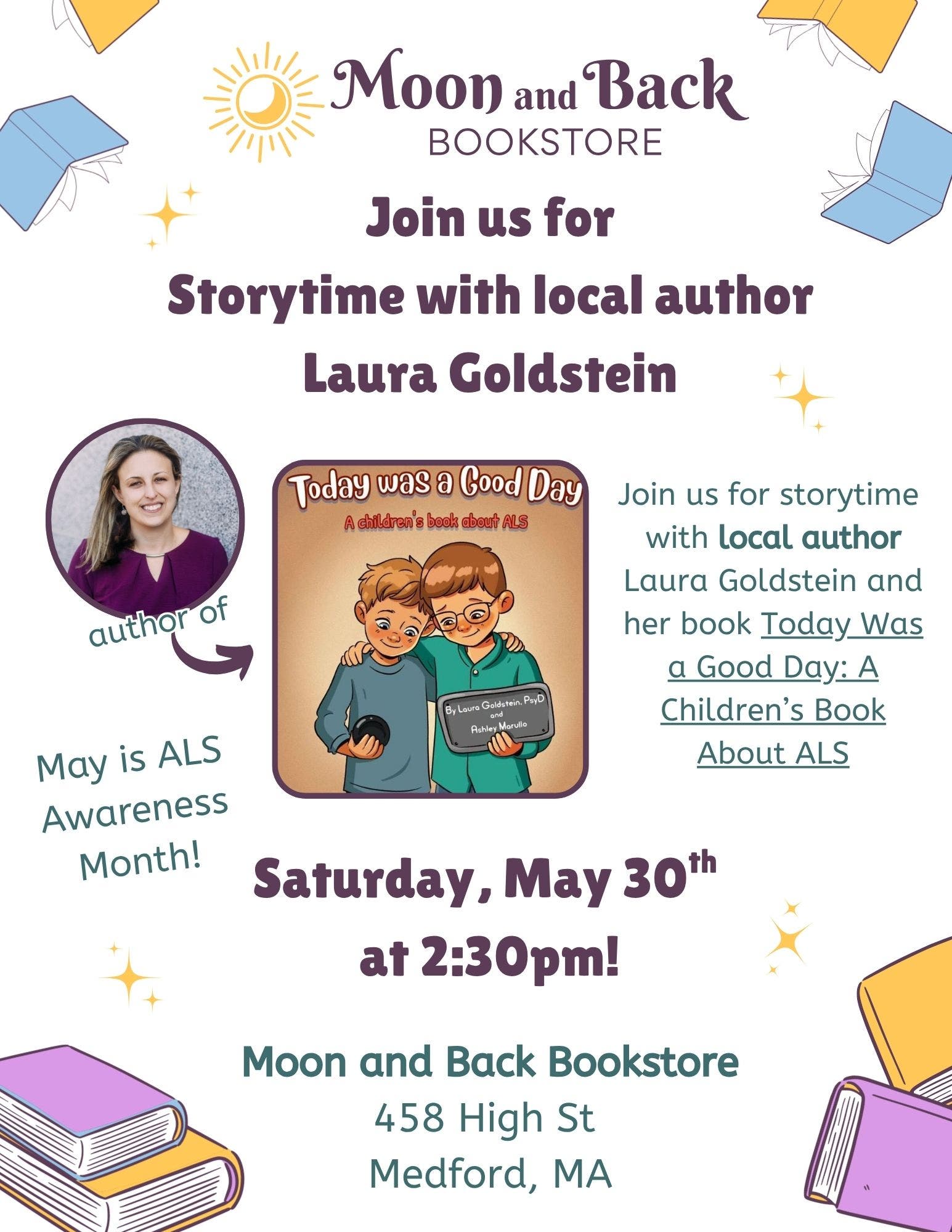 Today was a Good Day with author at Moon and Back