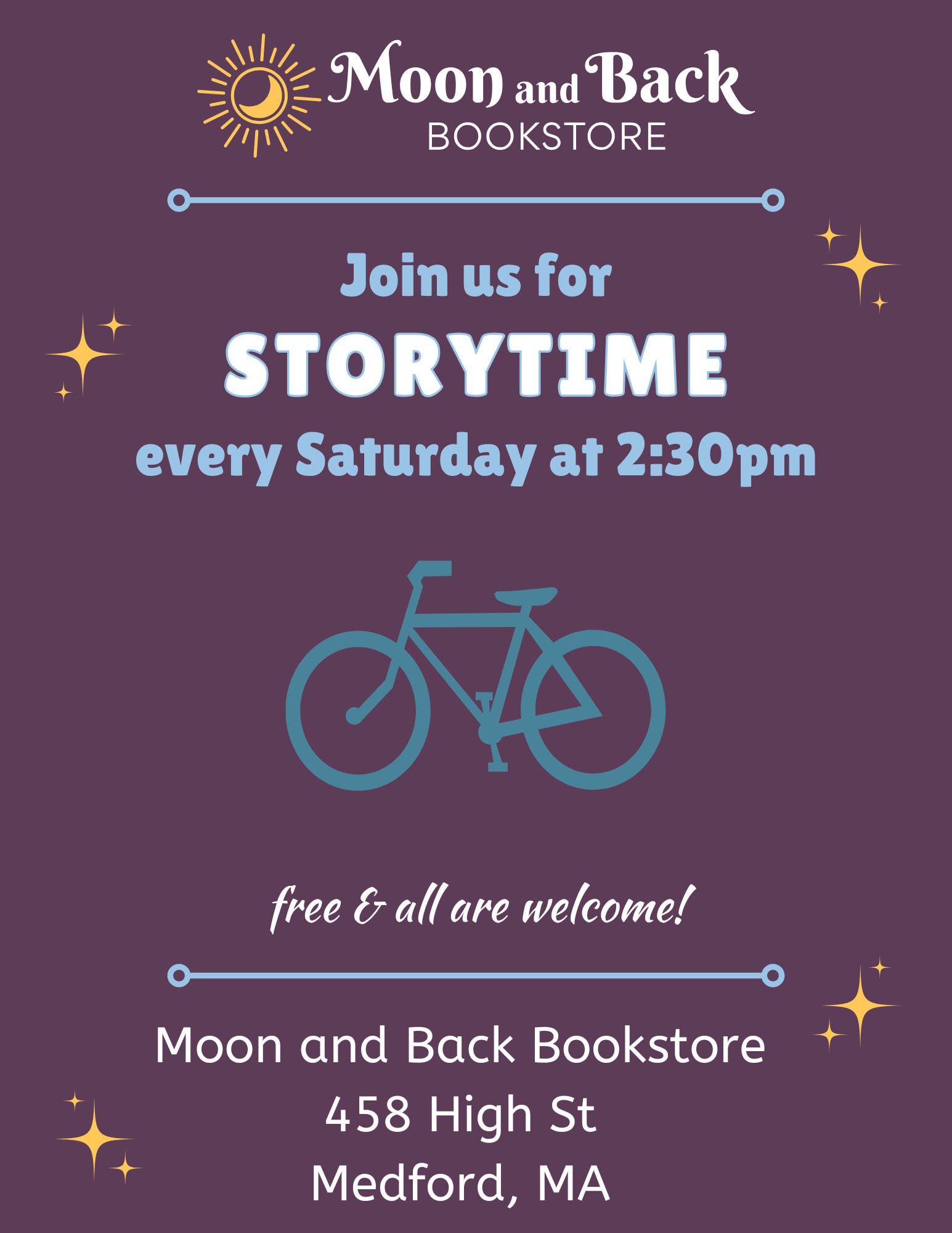 Tenacious Won't Give Up Storytime at Moon and Back