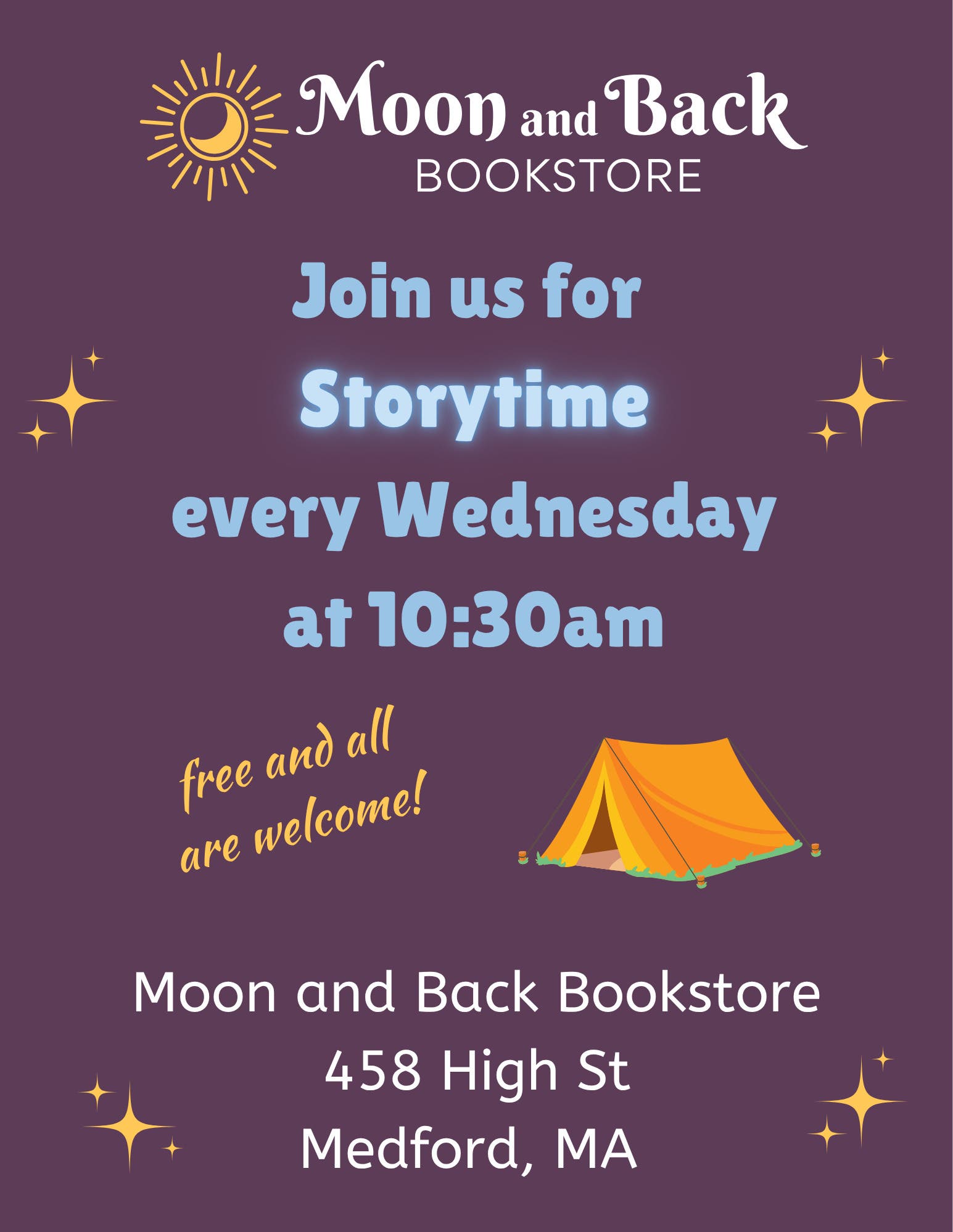 Curious George Goes Camping Storytime at Moon and Back