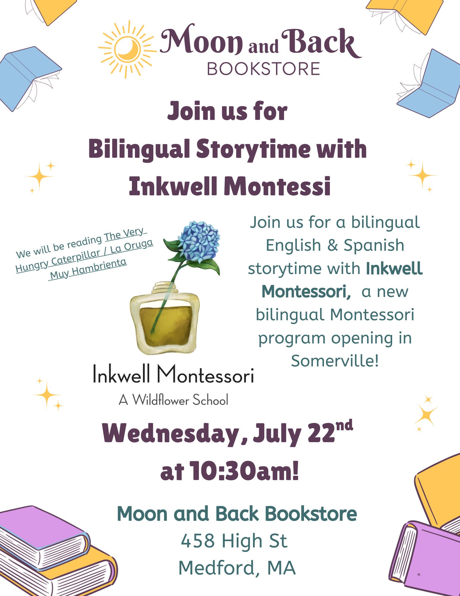 Bilingual Storytime with Inkwell Montessori at Moon and Back